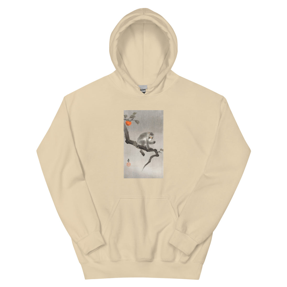 Sand Hoodie Monkey In Cockatoo - Ohara Koson 1900 Essential