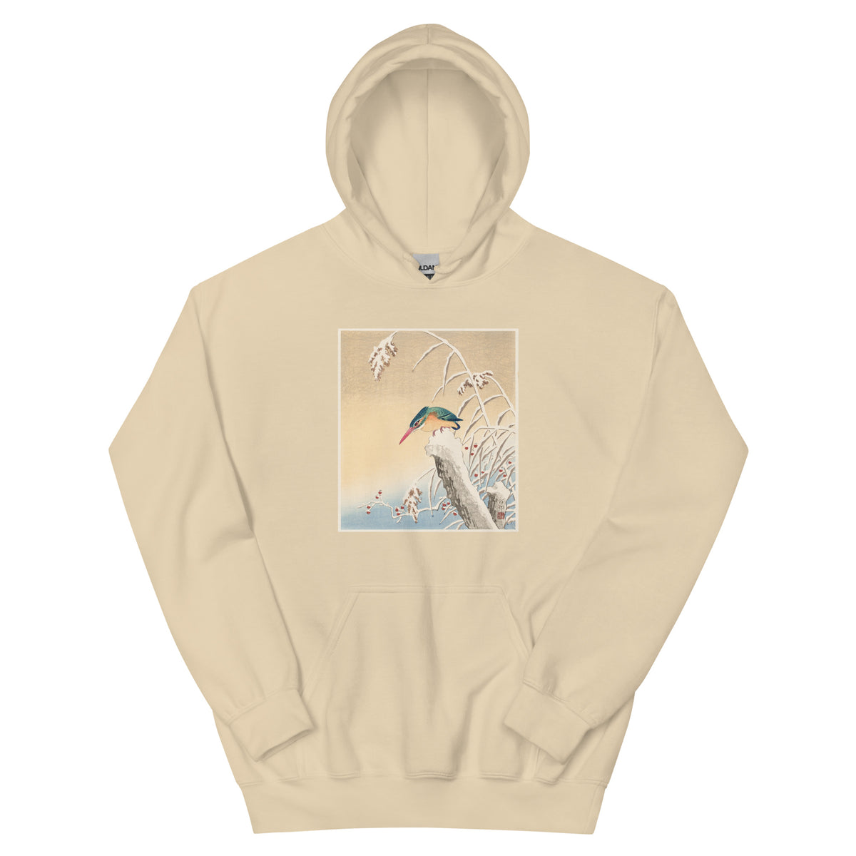 Sand Hoodie Kingfisher In The Snow - Ohara Koson 1925 Essential