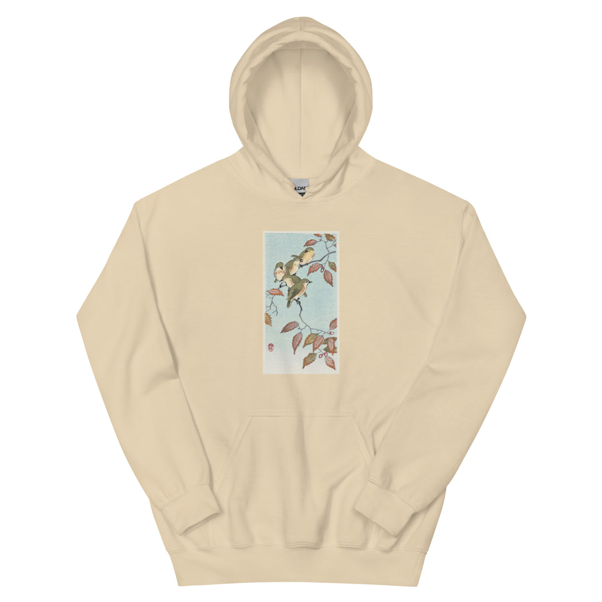 Sand Hoodie Birds On A Branch - Ohara Koson 1900 Essential