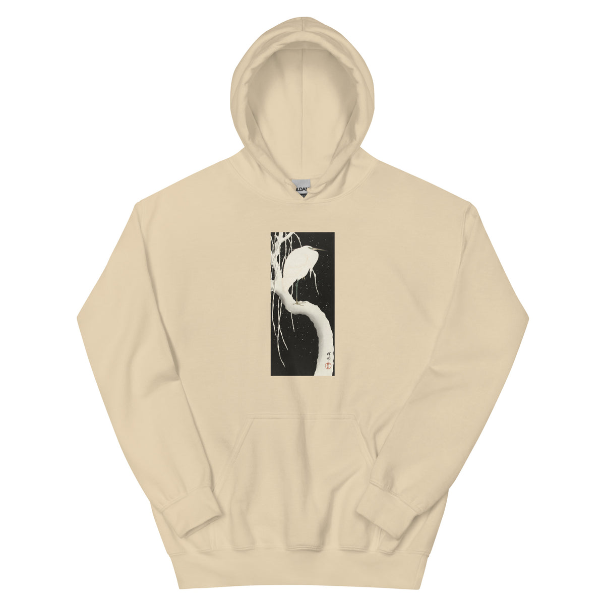 Sand Hoodie Heron In Snow Essential