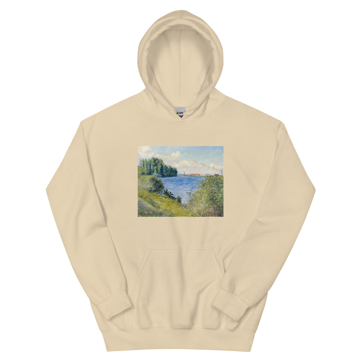 Sand Hoodie The Seine At Argenteuil Painting In High Resolution Essential