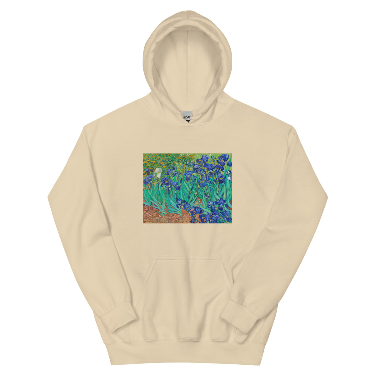 Sand Hoodie Vincent Van Gogh S Irises Famous Painting Essential