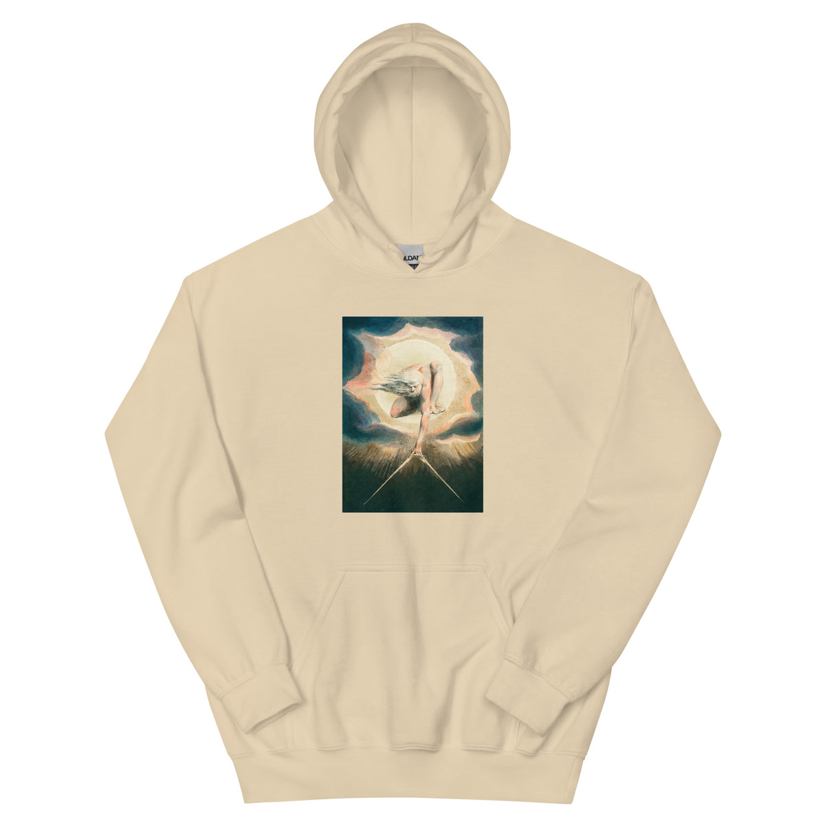 Sand Hoodie Ancient Of Days Setting A Compass To The Earth Illustration - William Blake 1794 Essential