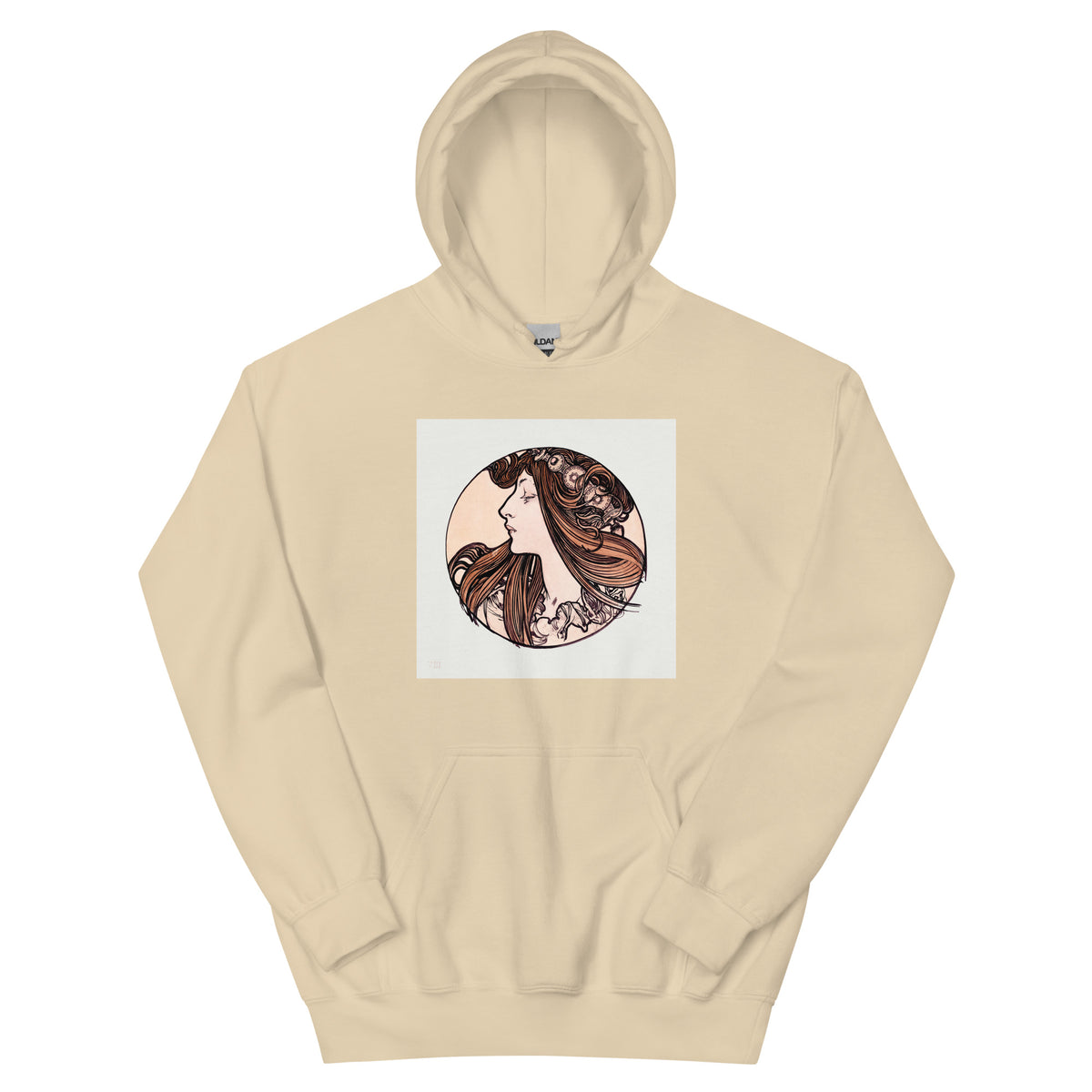 Sand Hoodie Stained Glass Fouquet Mucha III Essential