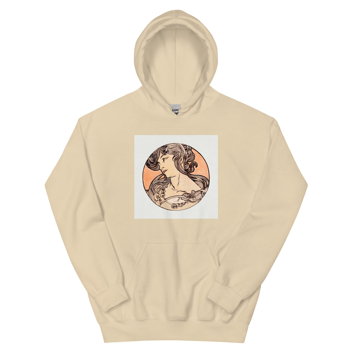 Sand Hoodie Stained Glass Fouquet Mucha IX Essential
