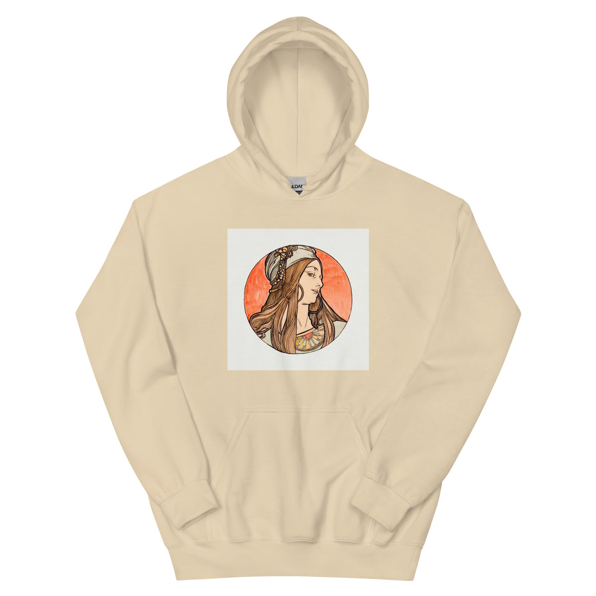 Sand Hoodie Stained Glass Fouquet Mucha VIII Essential