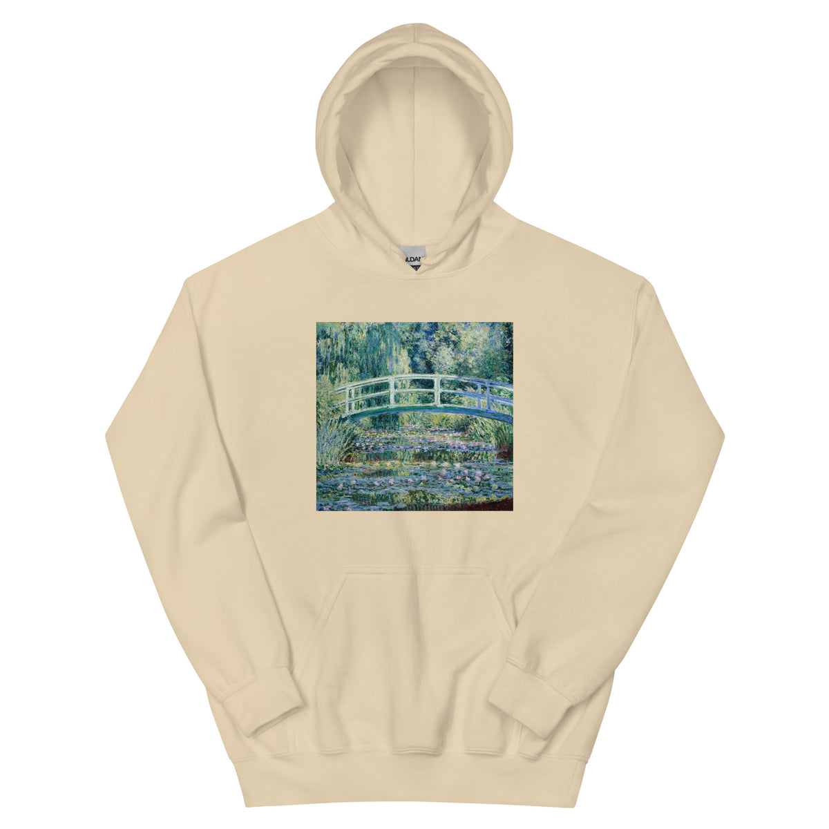 Sand Hoodie Claude Monet S Water Lilies And Japanese Bridge Famous Painting Essential