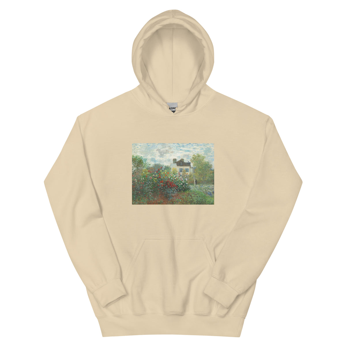 Sand Hoodie The Artist S Garden In Argenteuil A Corner Of The Garden With Dahlias Essential
