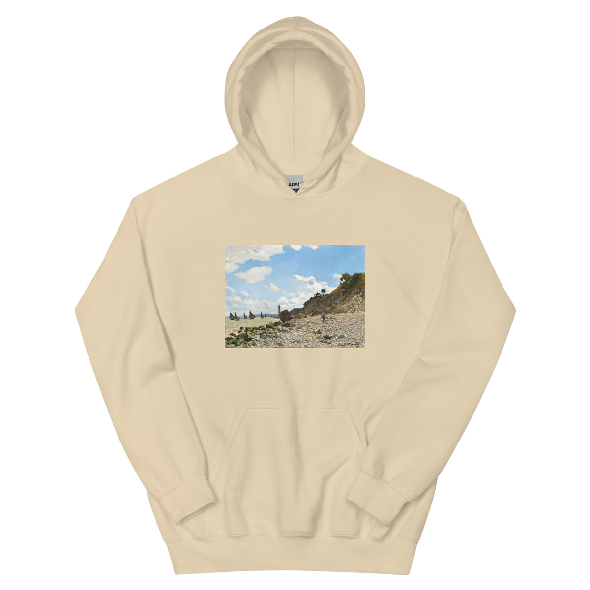 Sand Hoodie The Beach At Honfleur Essential