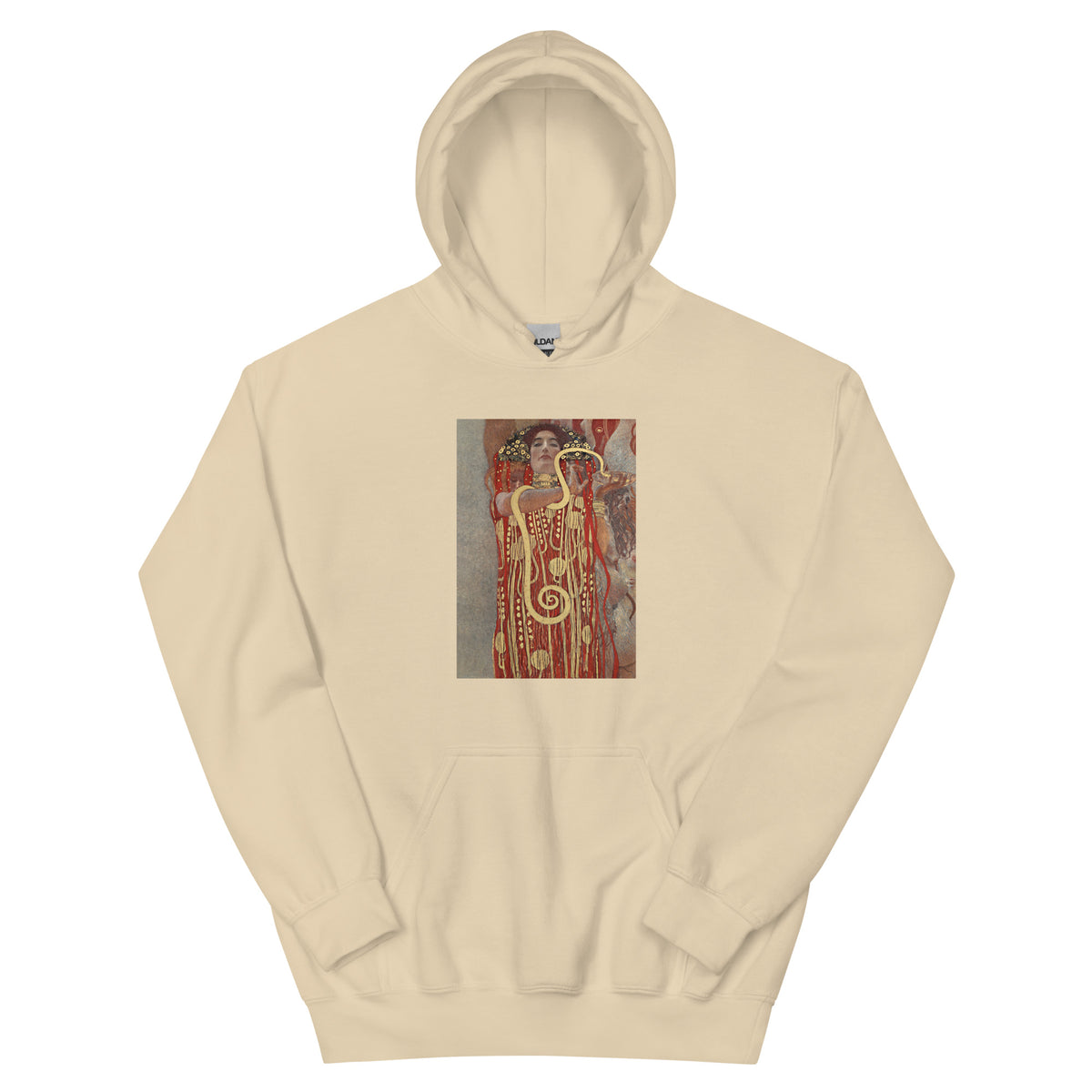 Sand Hoodie Gustav Klimt Hygieia Famous Painting Essential