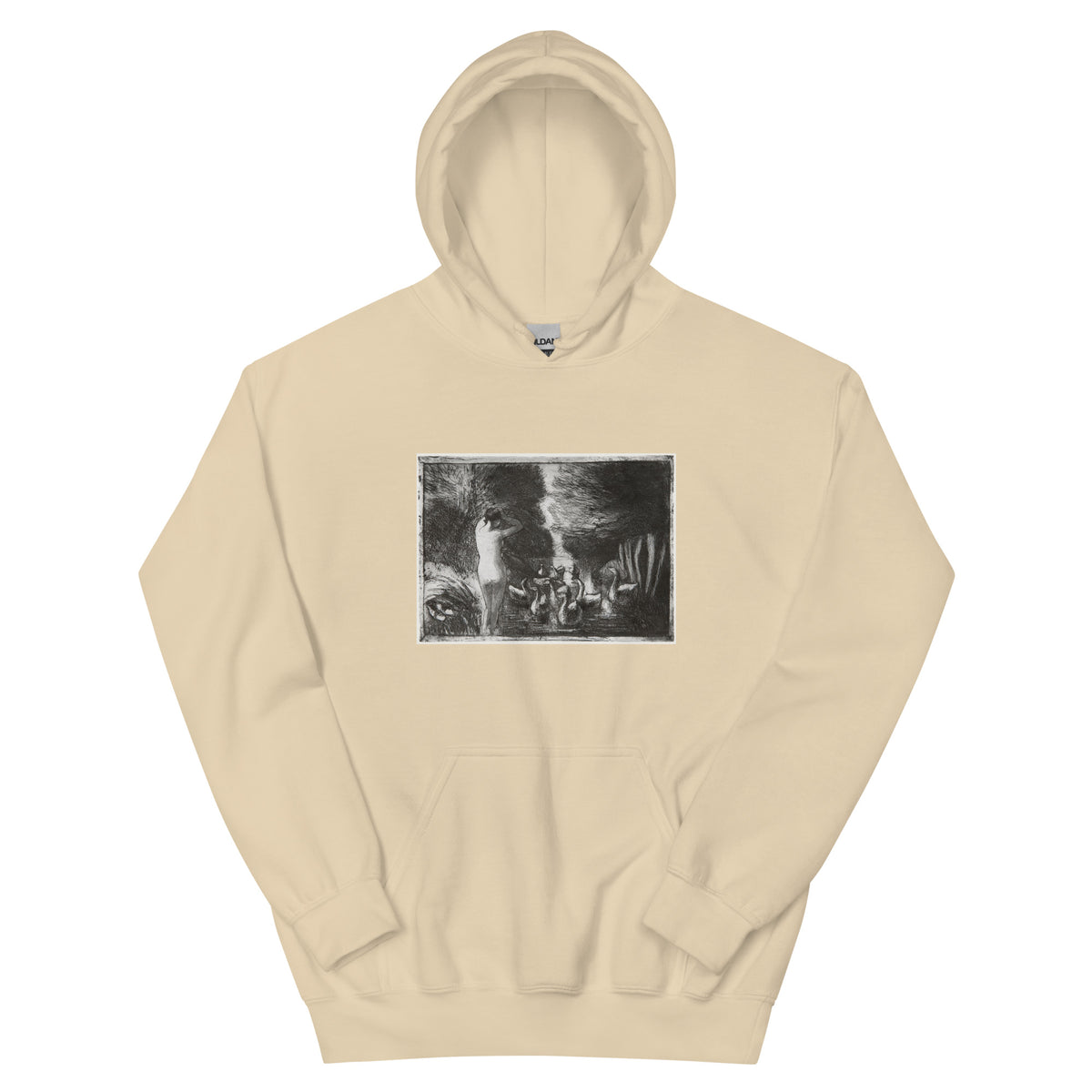 Sand Hoodie Bather With Geese Essential