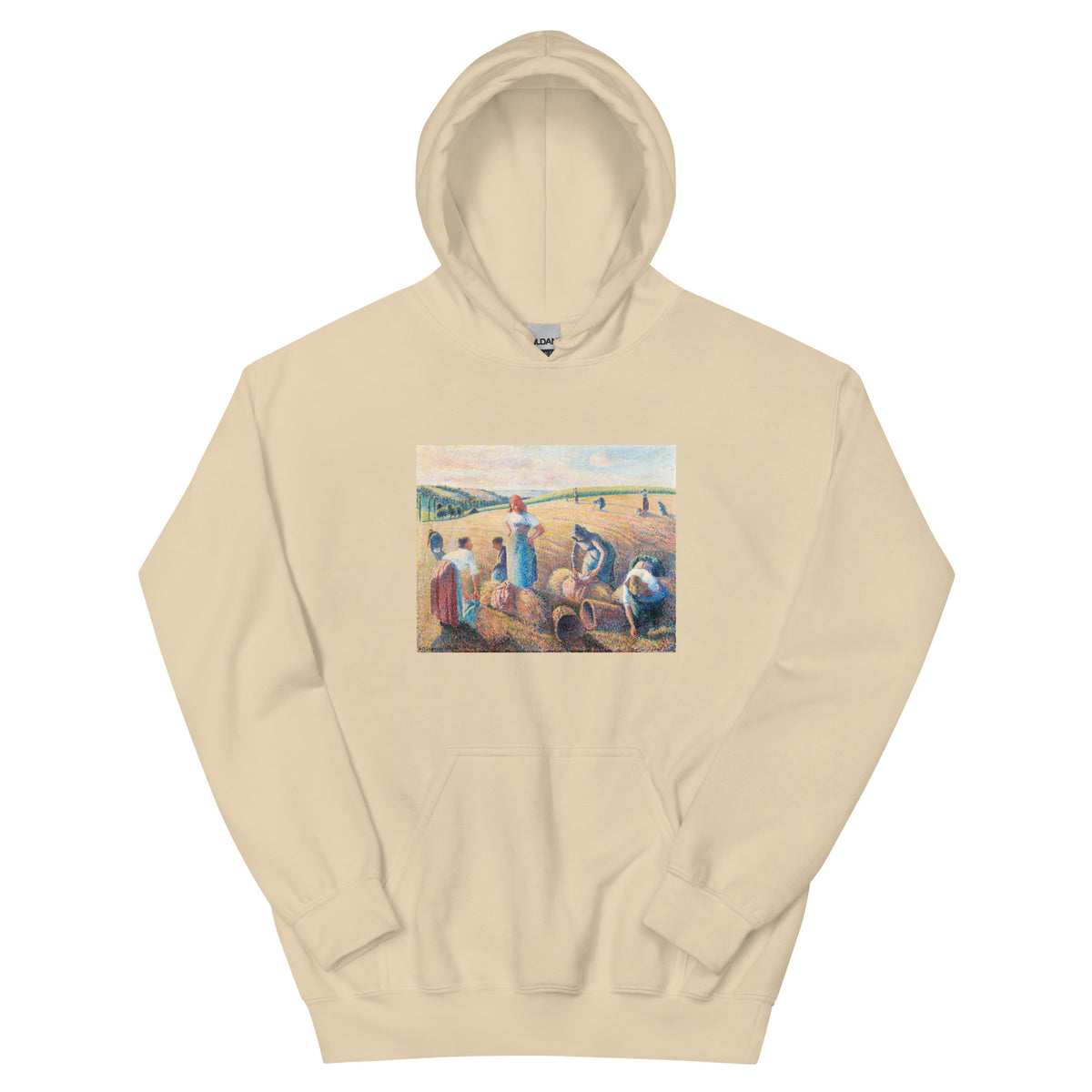 Sand Hoodie The Gleaners Painting In High Resolution Essential