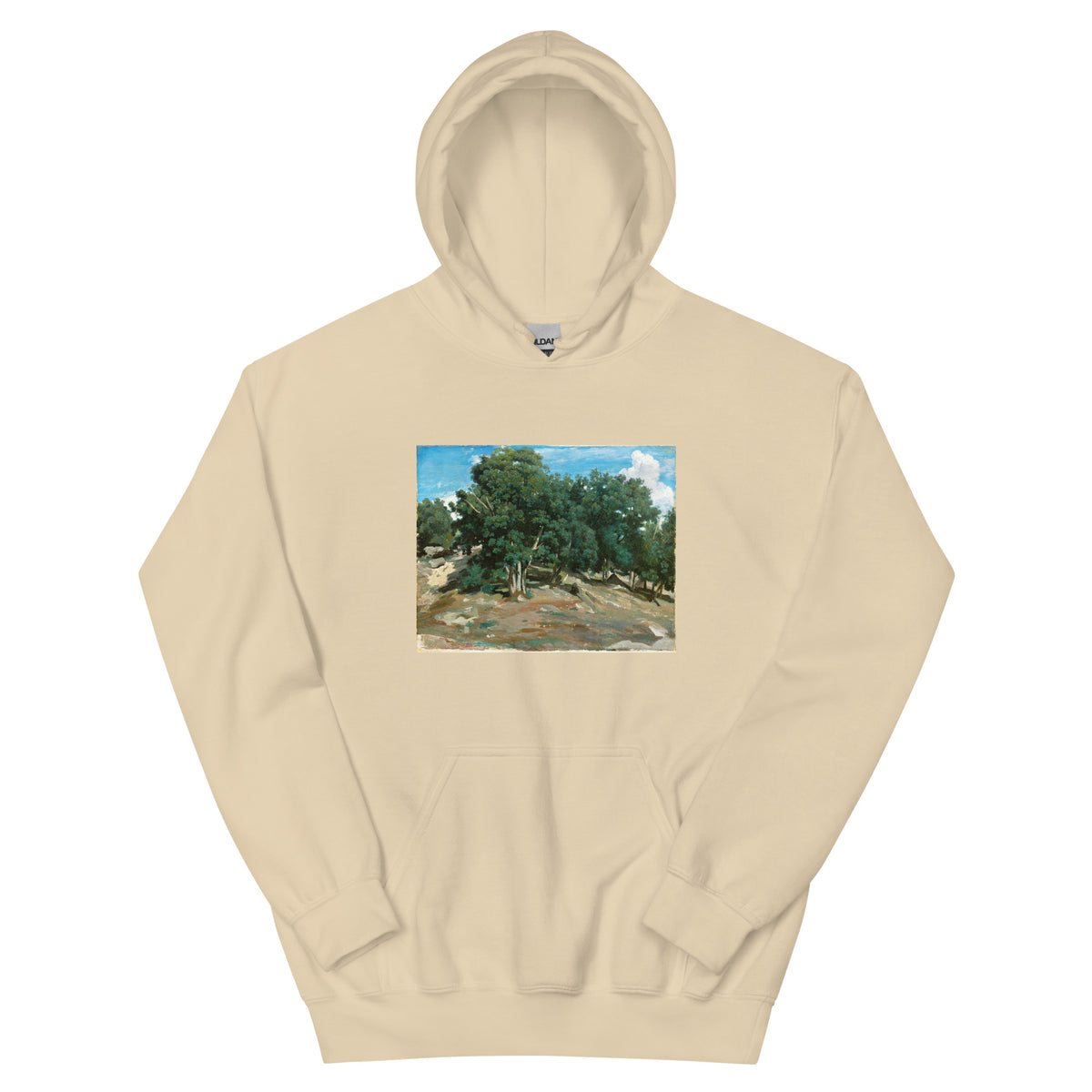 Sand Hoodie Fontainebleau Oak Trees At Bas-Breau 1832 Or 1833 Essential