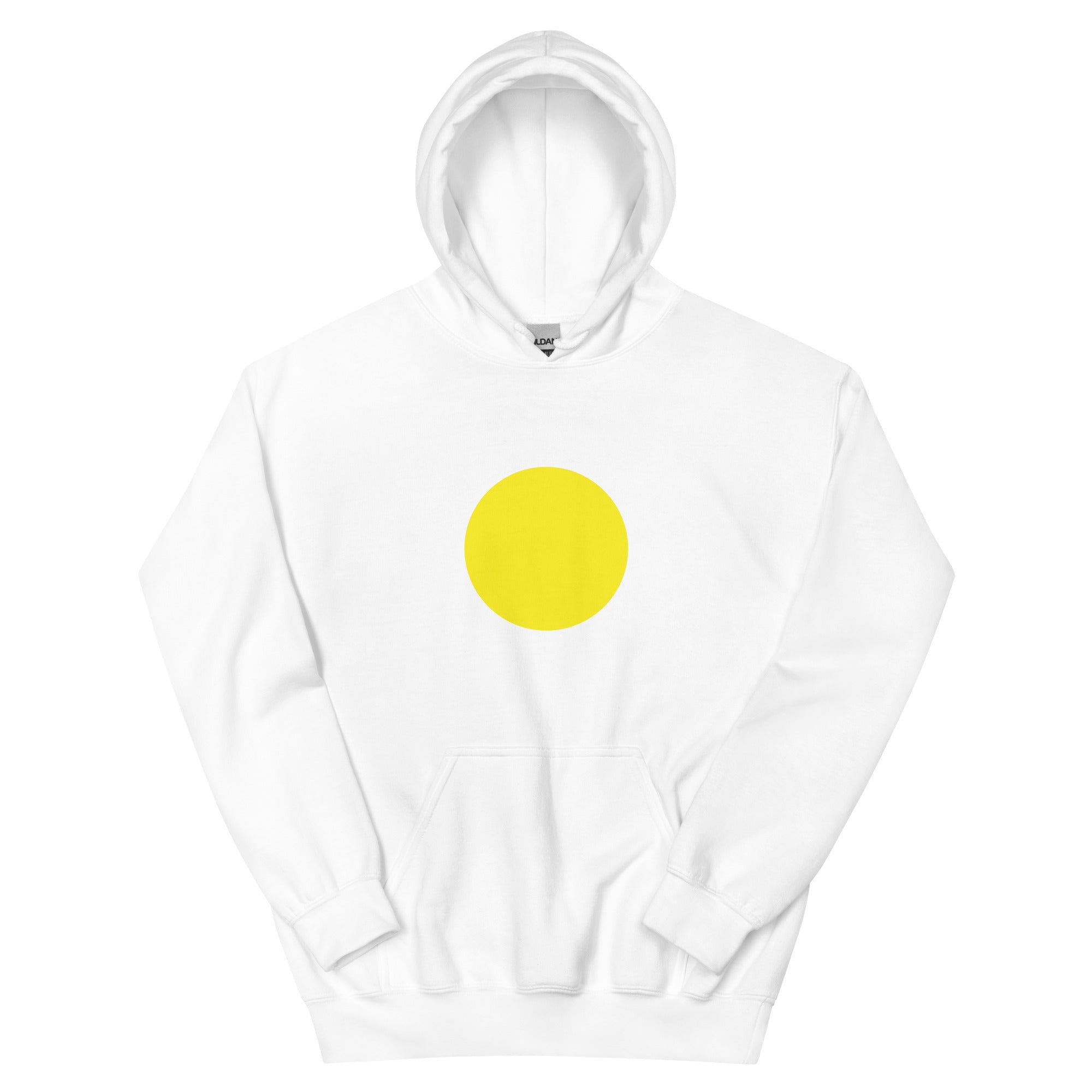 White Hoodie Delete Design Essential
