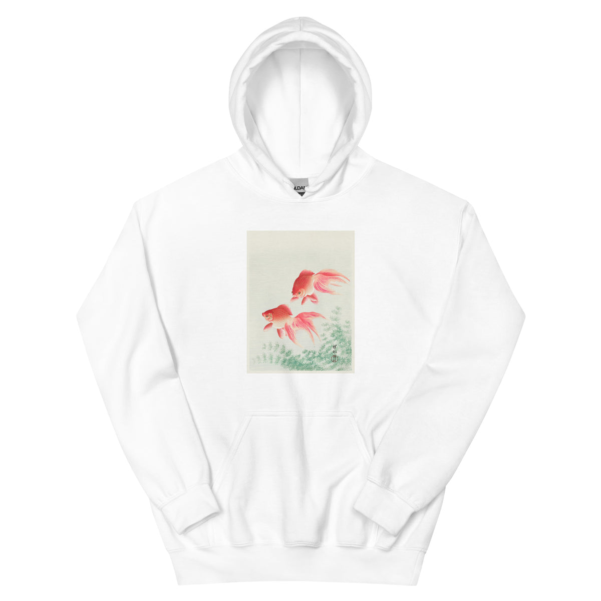 White Hoodie Two Veil Goldfish - Ohara Koson 1926 Essential