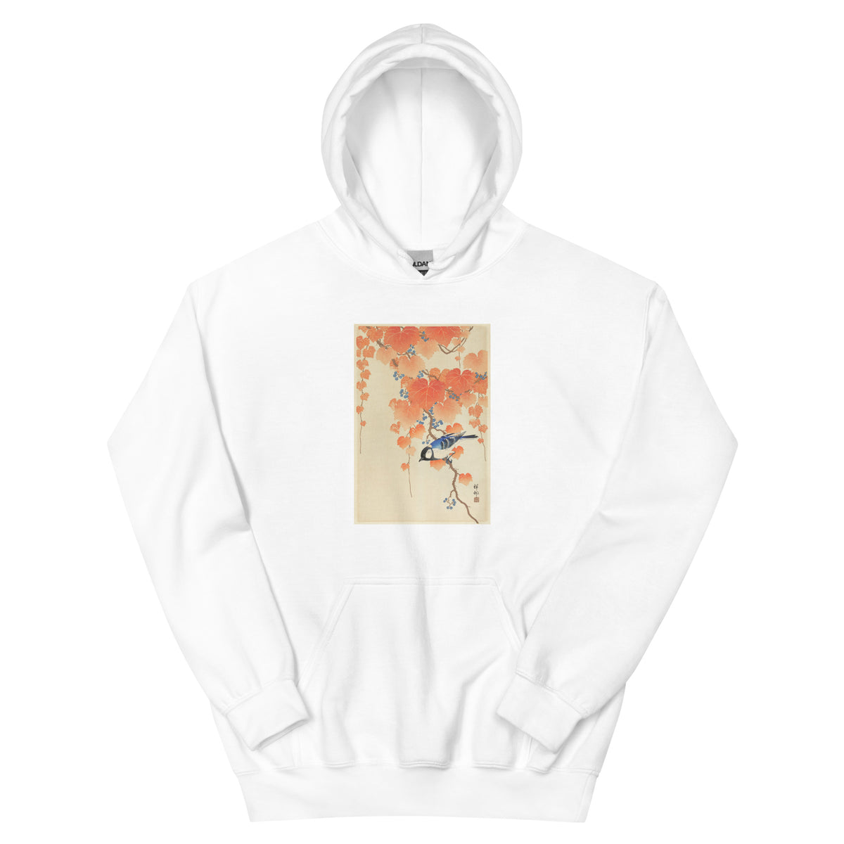 White Hoodie Great Tit On Paulownia Branch - Ohara Koson 1925 Essential
