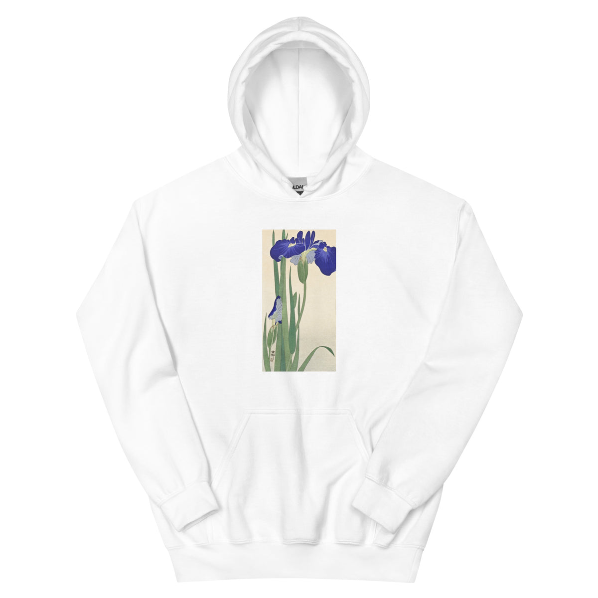 White Hoodie Blue Irises - Ohara Koson 1900 Essential