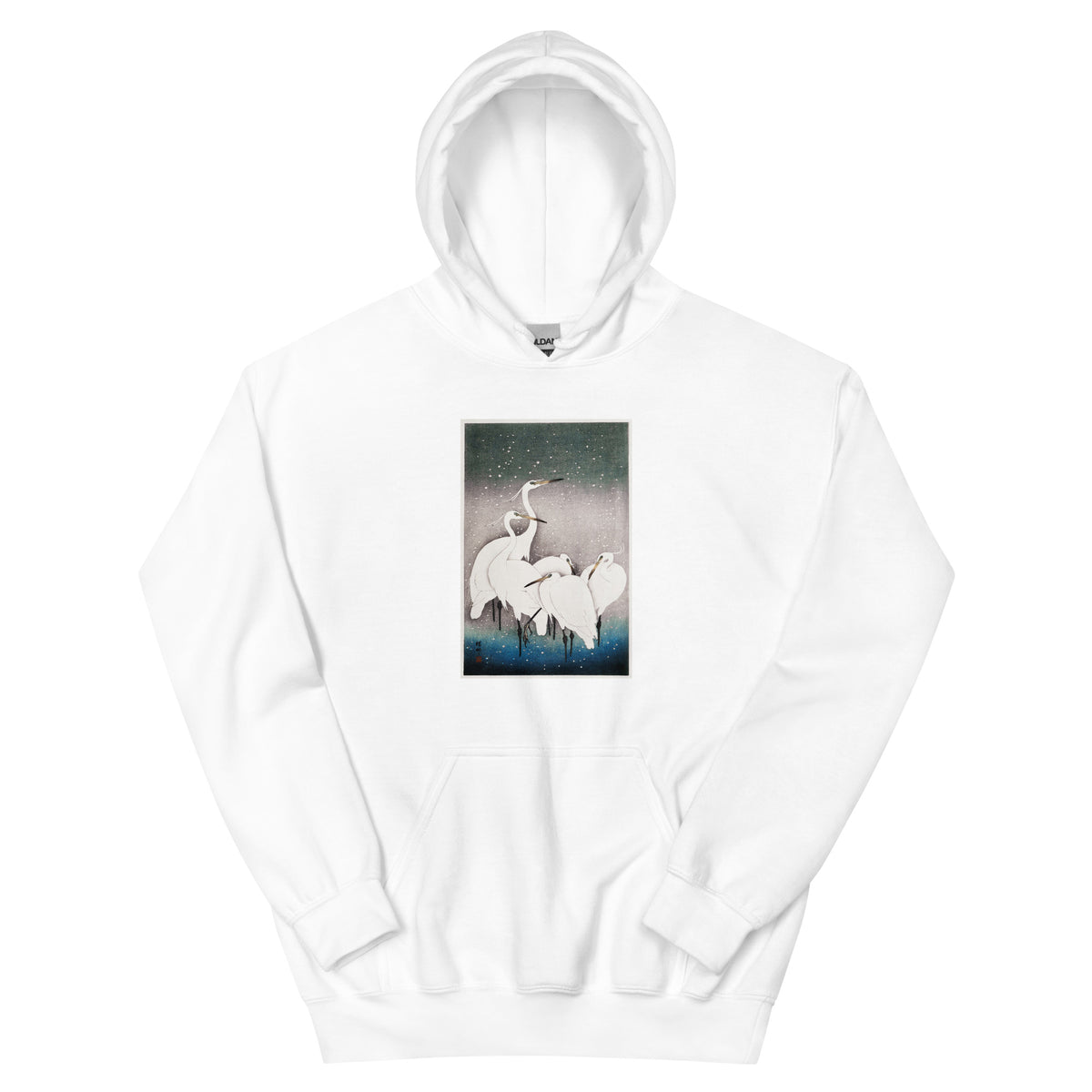 White Hoodie Group Of Egrets - Ohara Koson 1925 Essential