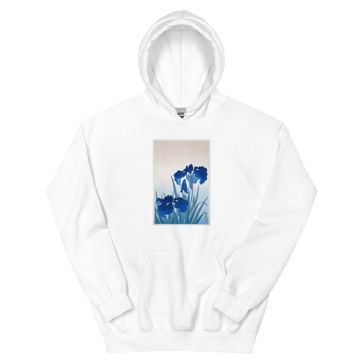 White Hoodie Iris Flowers - Ohara Koson 1925 Essential