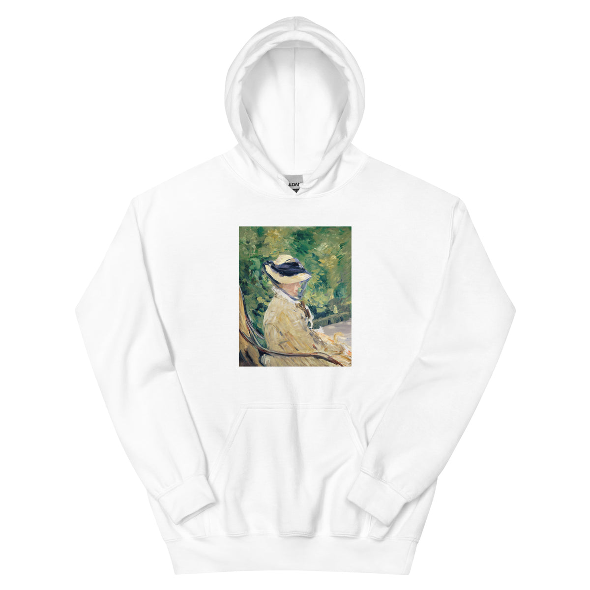 White Hoodie Madame Manet Suzanne Leenhoff 1830 1906 At Bellevue Painting In High Resolution Essential
