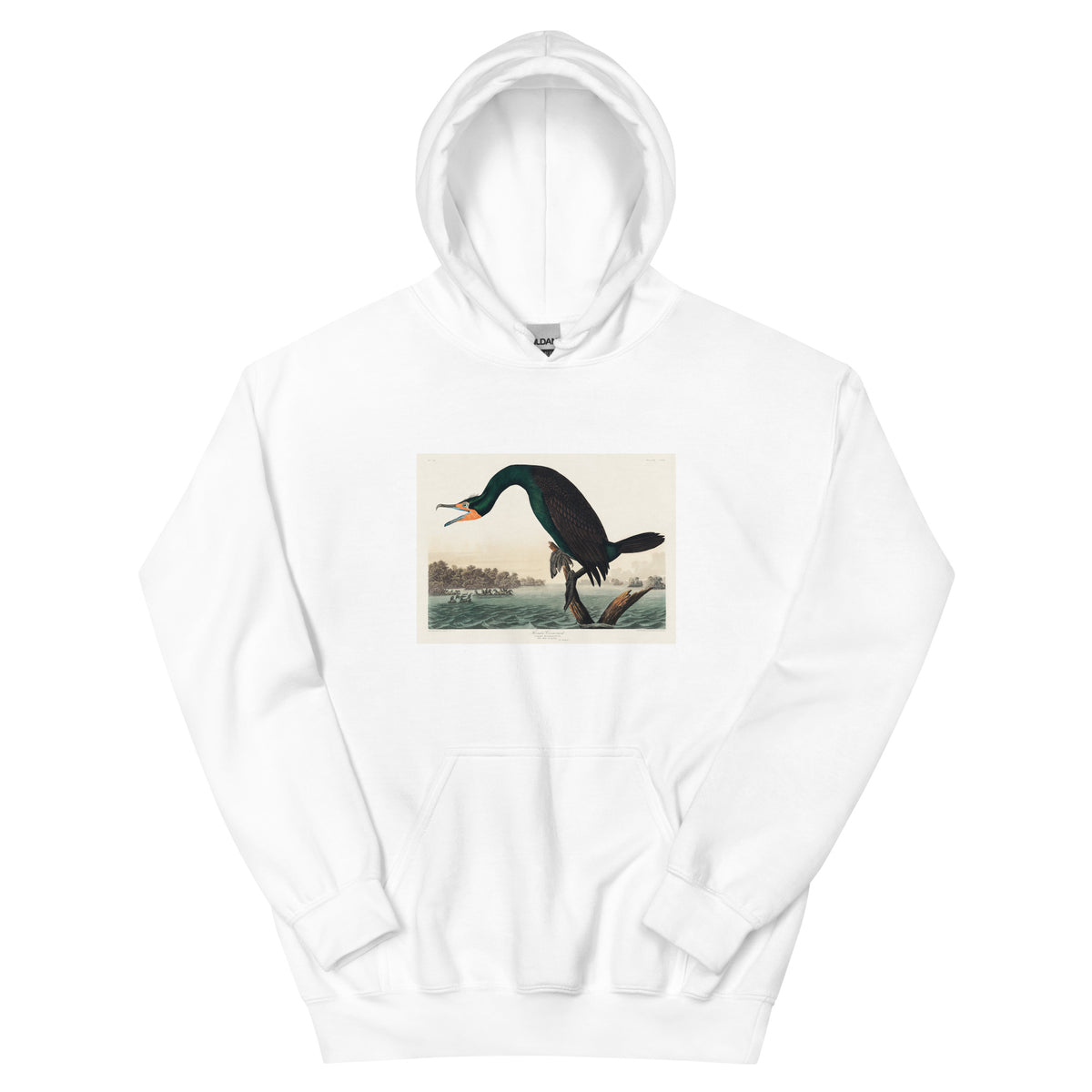 White Hoodie Florida Cormorant Essential