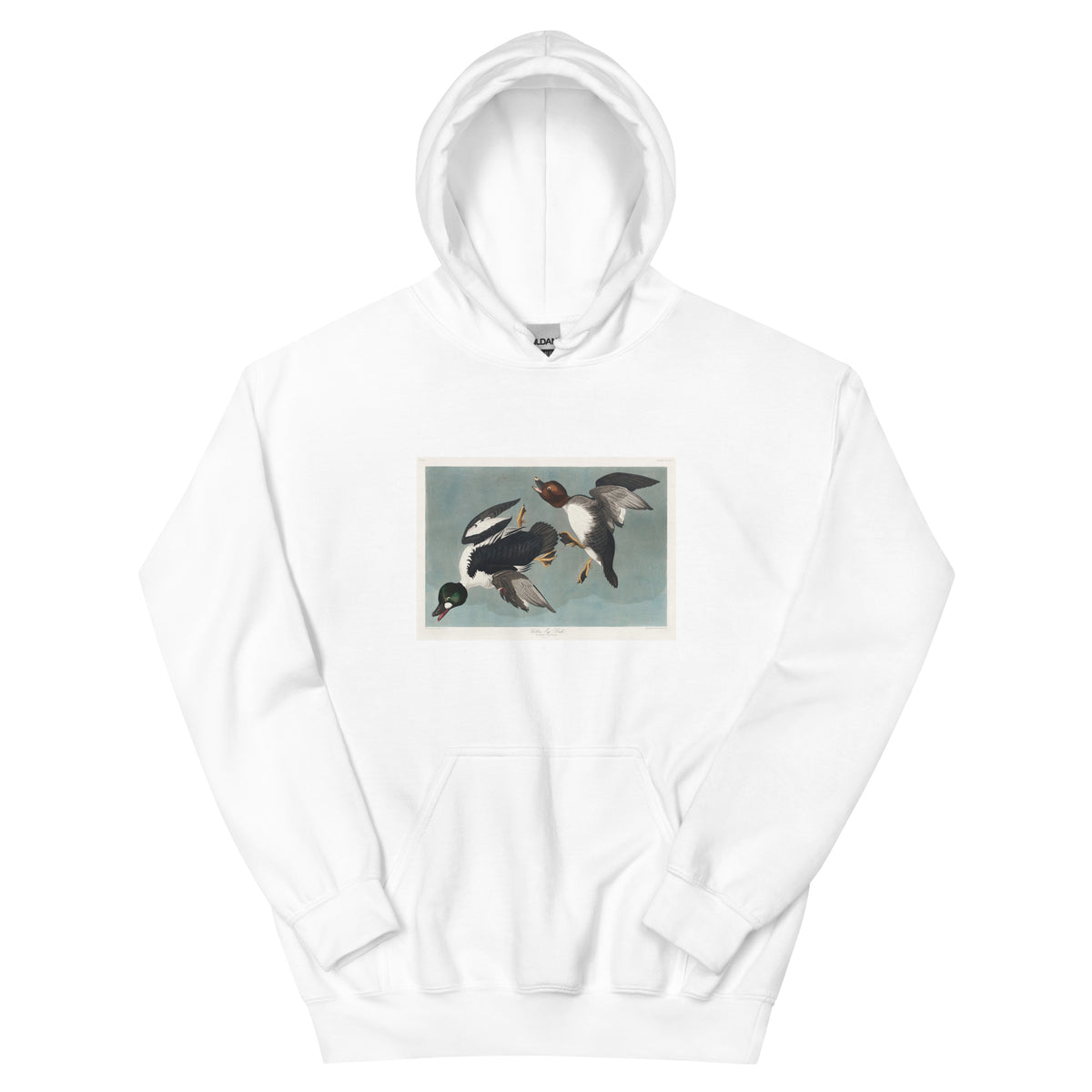 White Hoodie Golden-Eye Duck Essential