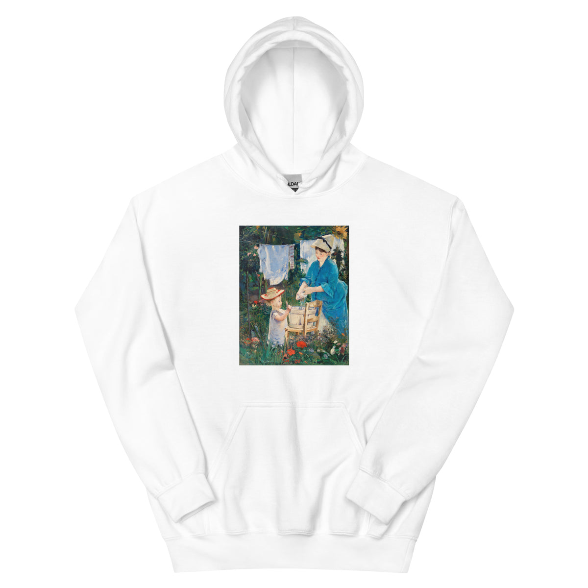 White Hoodie Laundry Le Linge Painting In High Resolution Essential