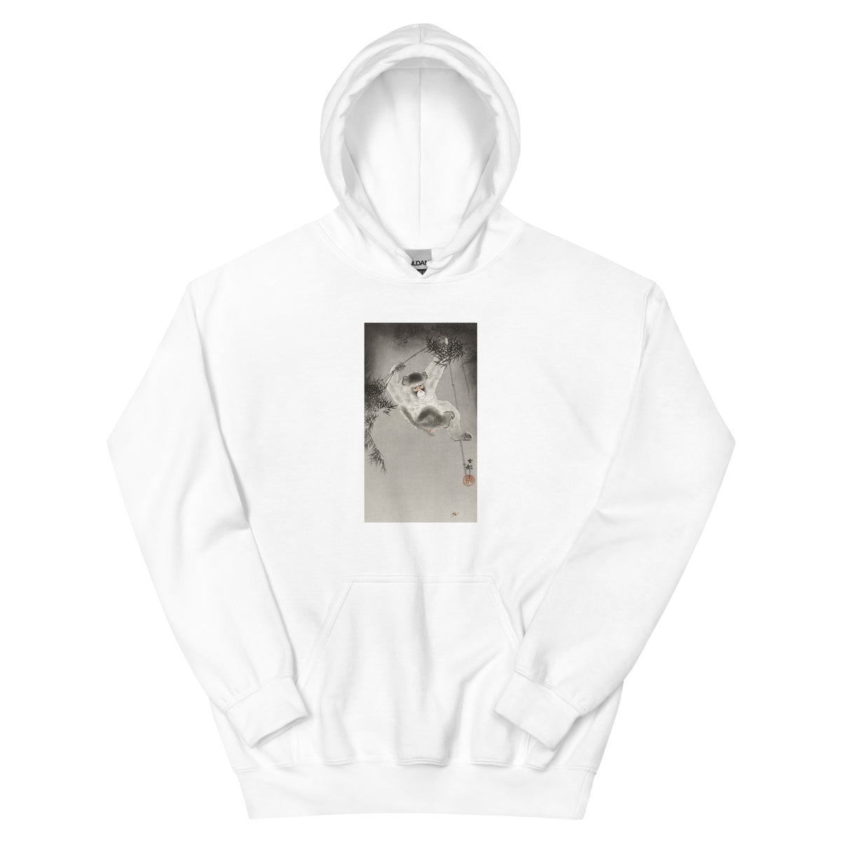 White Hoodie Monkey Hanging - Ohara Koson 1900 Essential