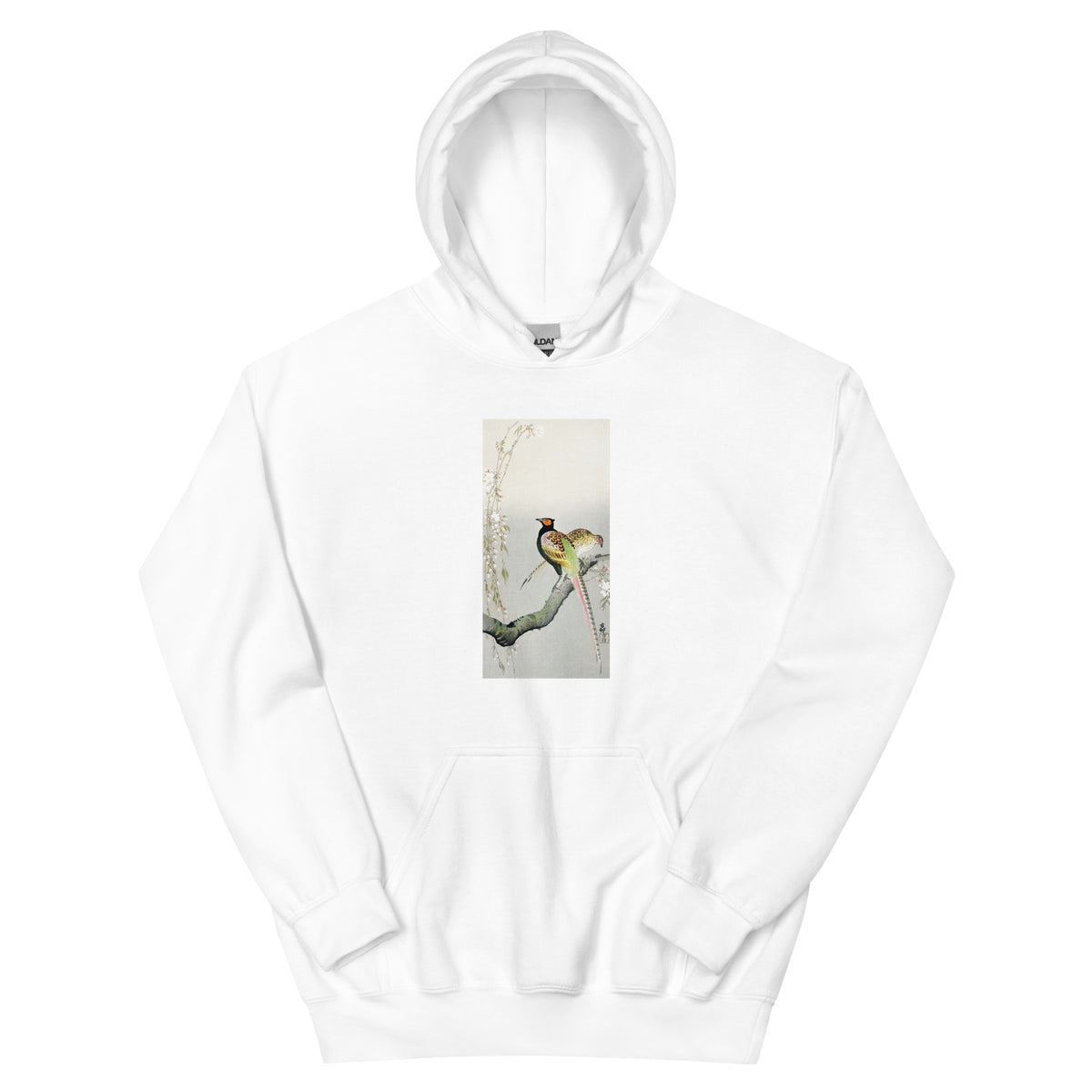 White Hoodie Couple Pheasants And Cherry Blossom - Ohara Koson 1900 Essential