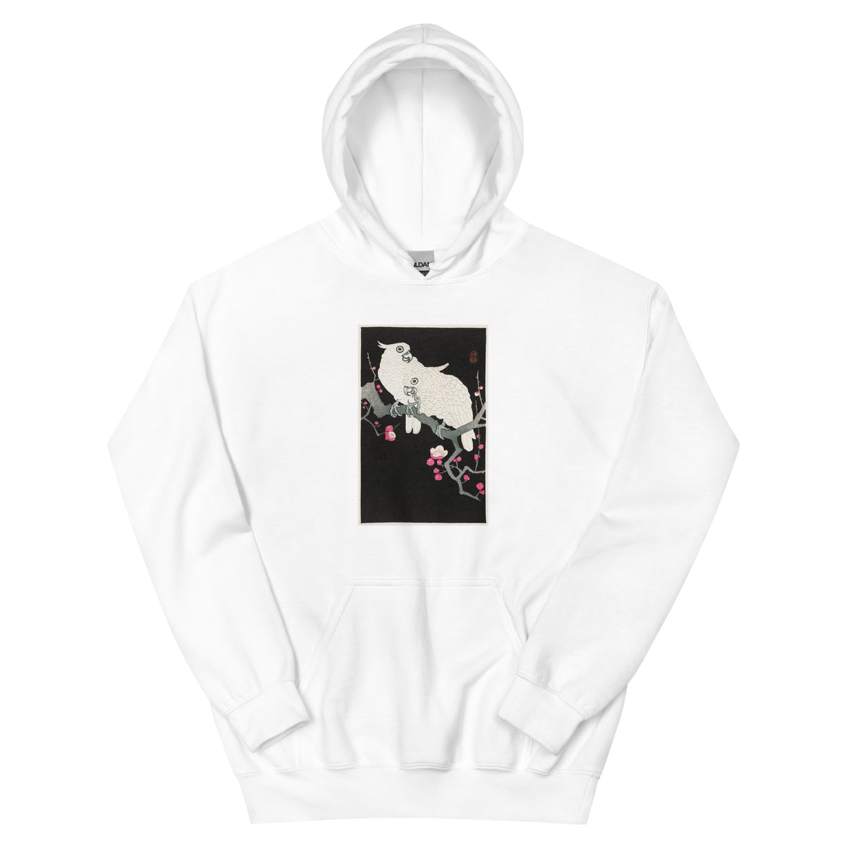 White Hoodie Two Cockatoo And Plum Blossom - Ohara Koson 1925 Essential