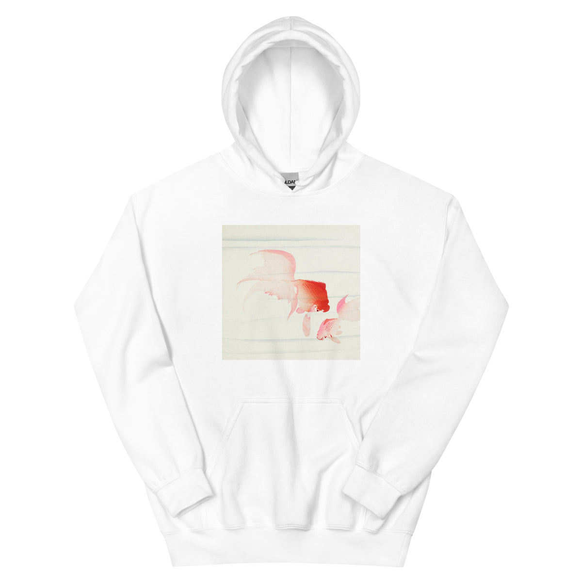 White Hoodie Gold Fish - Ohara Koson 1900 Essential