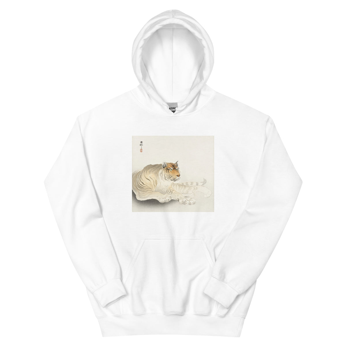 White Hoodie Tiger - Ohara Koson 1900 Essential