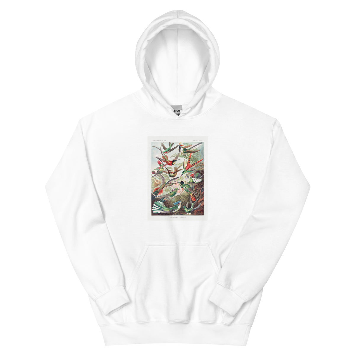 White Hoodie Trochilidae Kolibris Essential