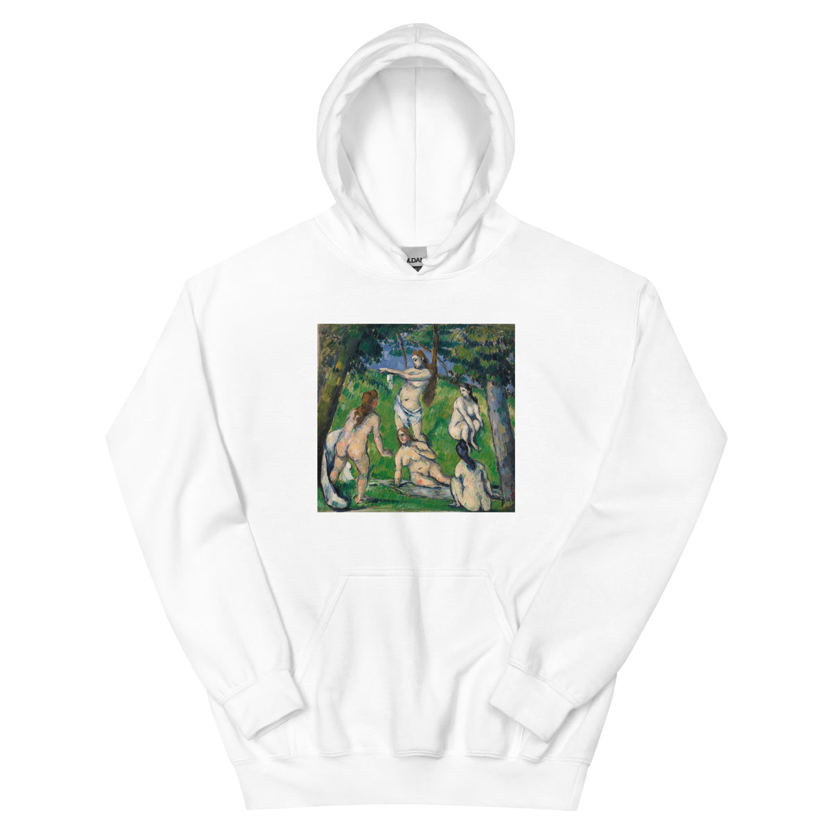 White Hoodie Five Bathers Cinq Baigneuses Essential