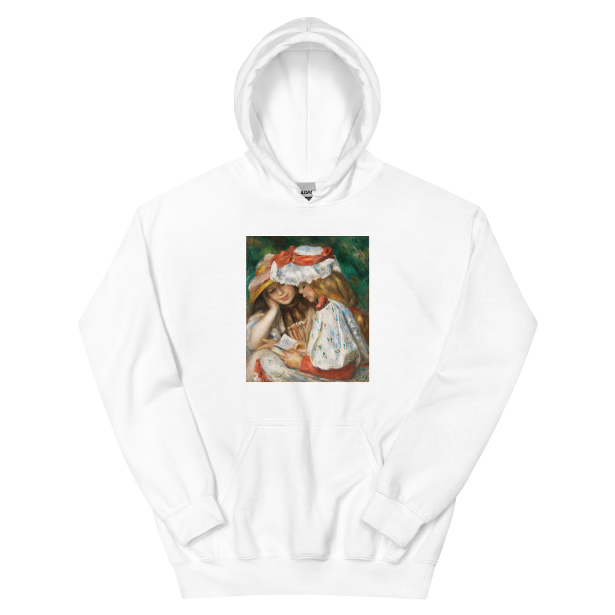 White Hoodie Two Girls Reading C 1890 1891 Essential