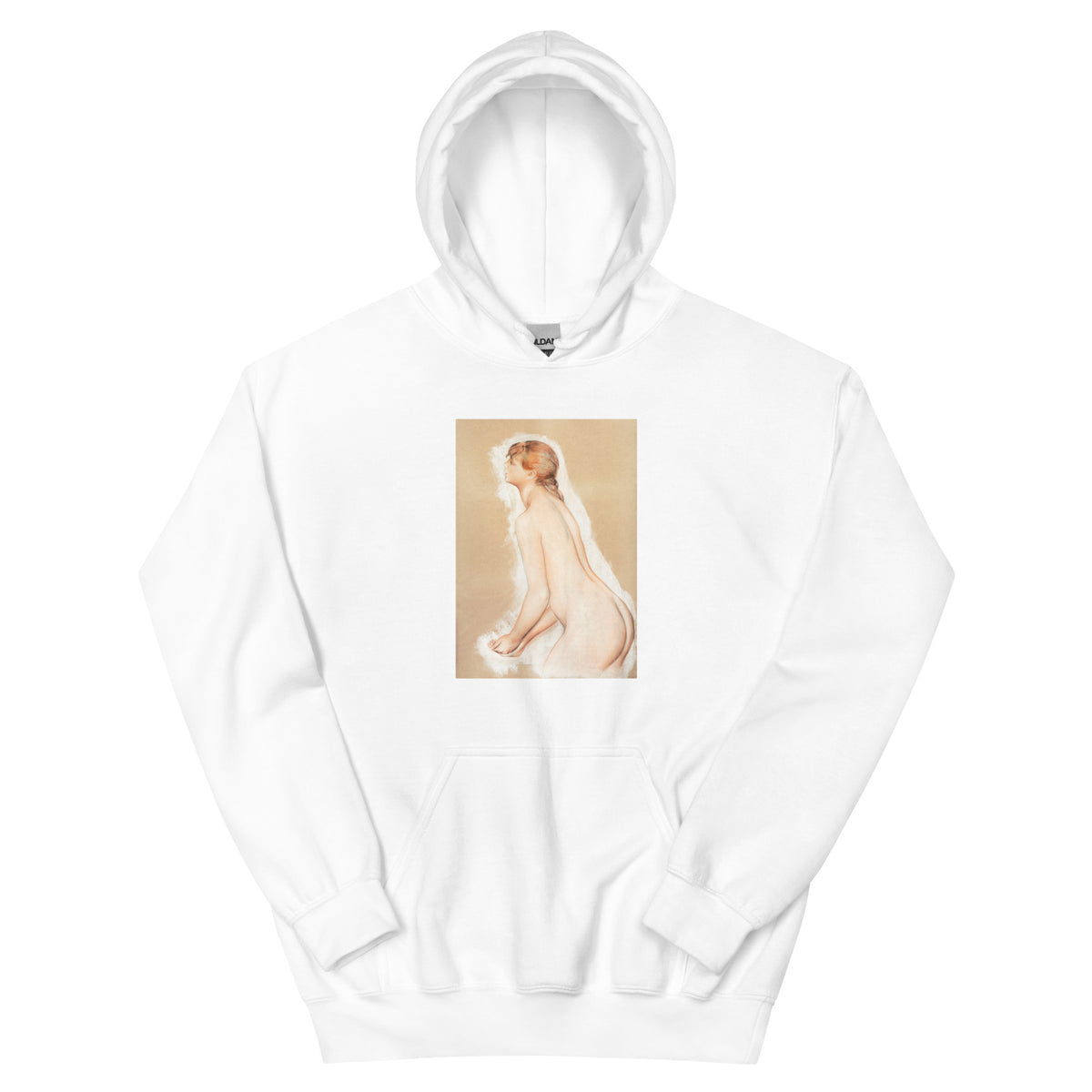 White Hoodie Splashing Figure Study For The Large Bathers Essential