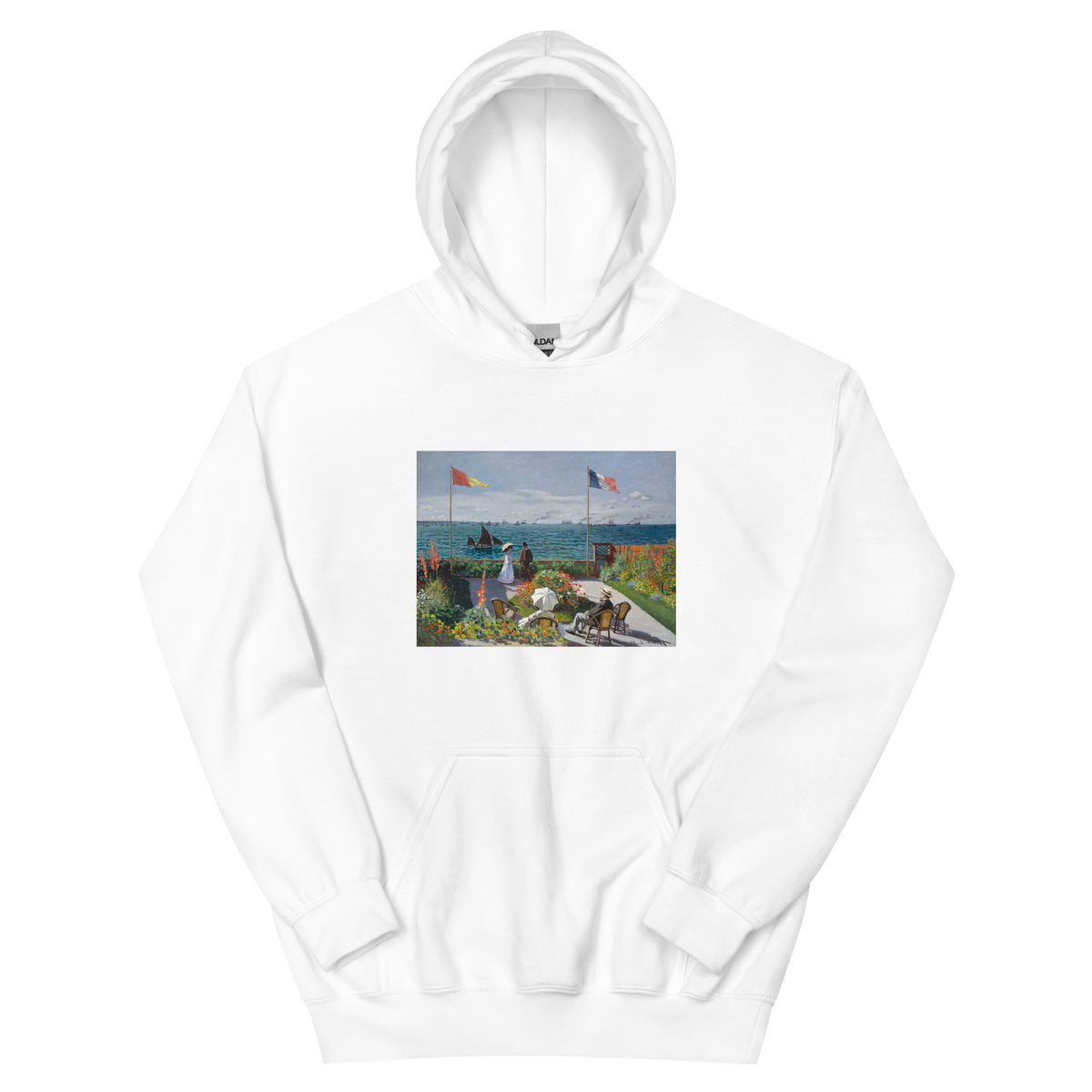 White Hoodie Garden At Sainte-Adresse Essential