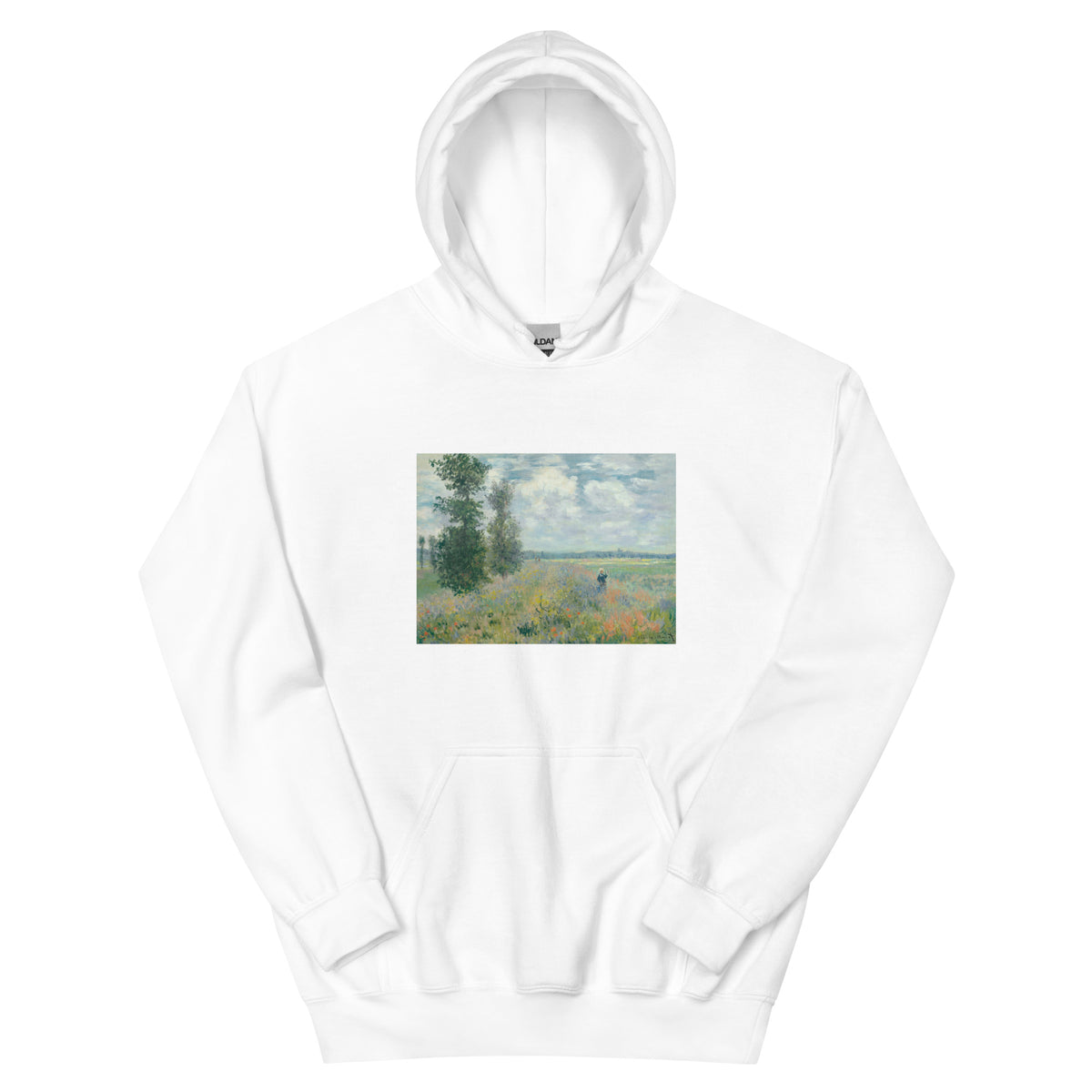 White Hoodie Poppy Fields Near Argenteuil Essential