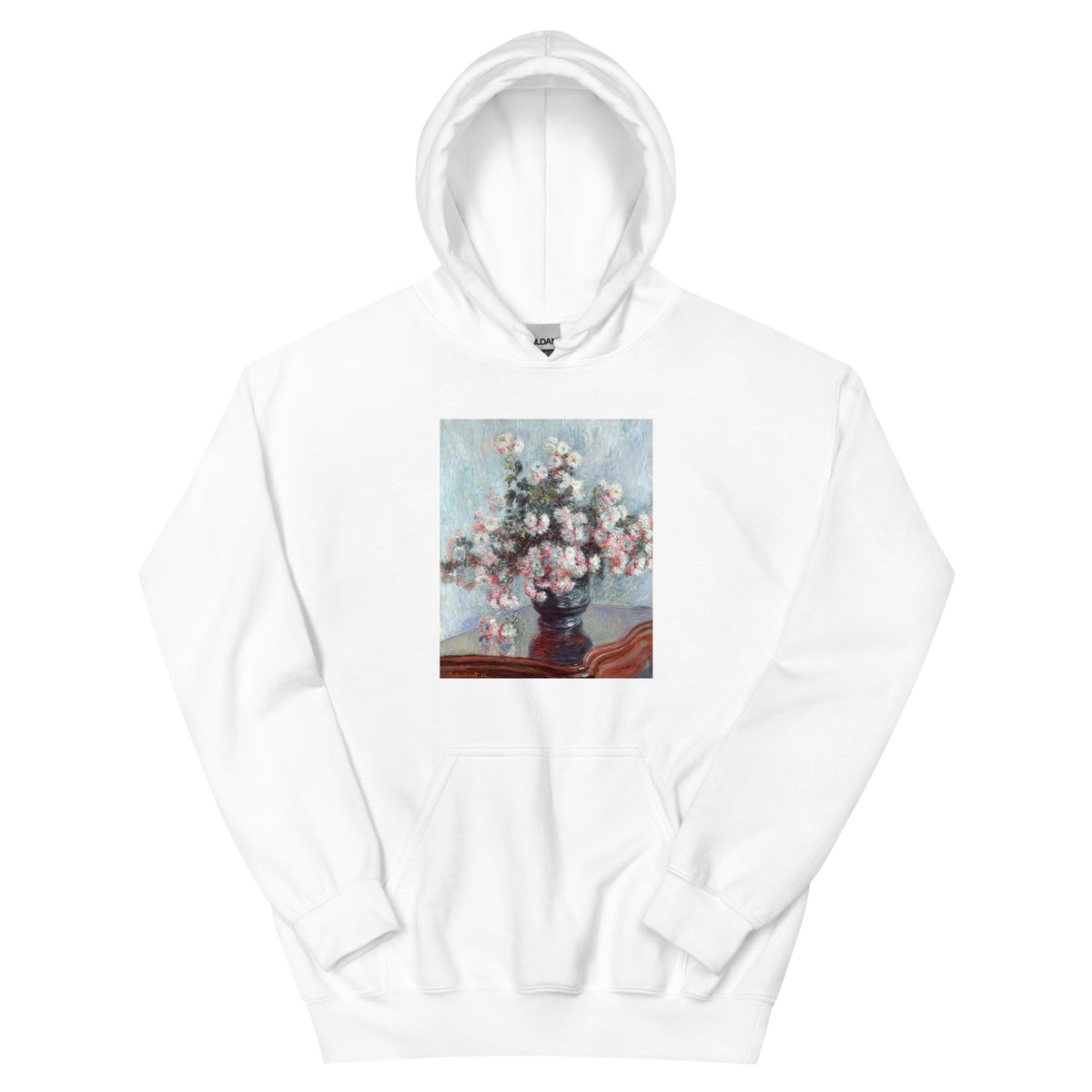 White Hoodie Chrysanthemums Essential