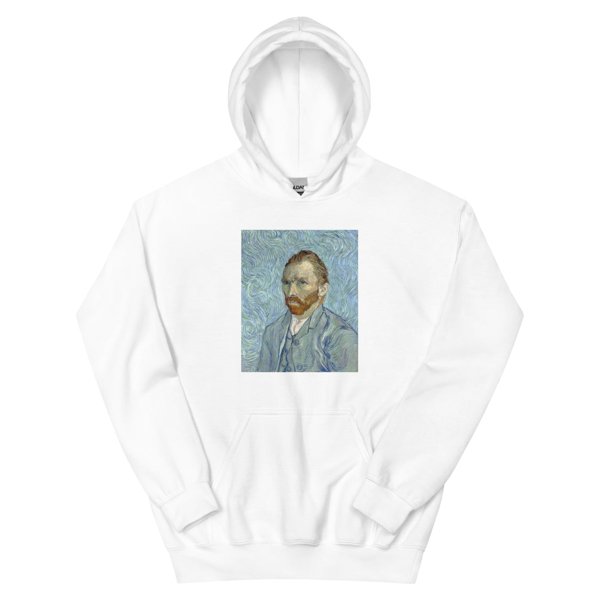 White Hoodie Vincent Van Gogh S Self-Portrait Famous Painting Essential