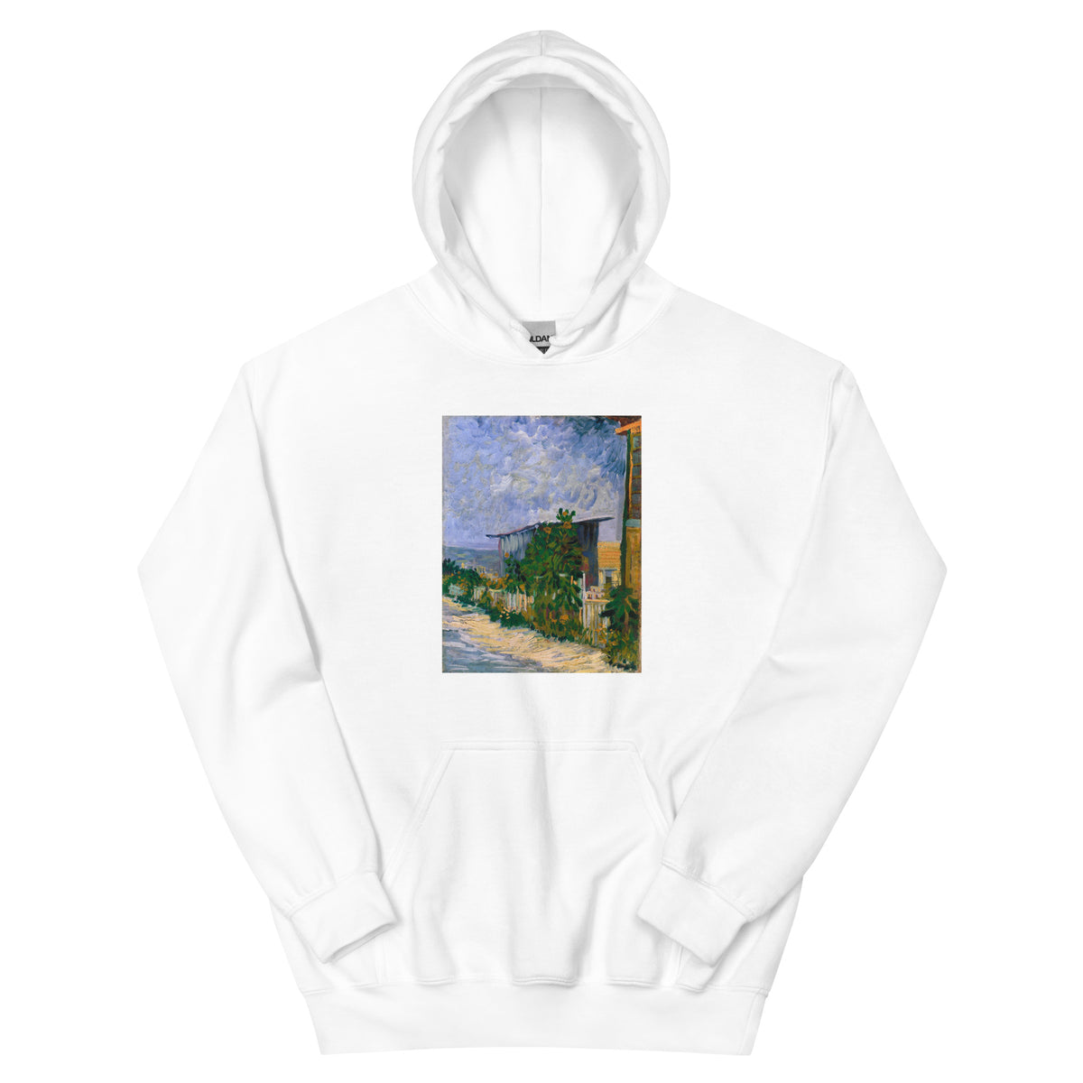 White Hoodie Vincent Van Gogh S Shelter On Montmartre Famous Painting Essential