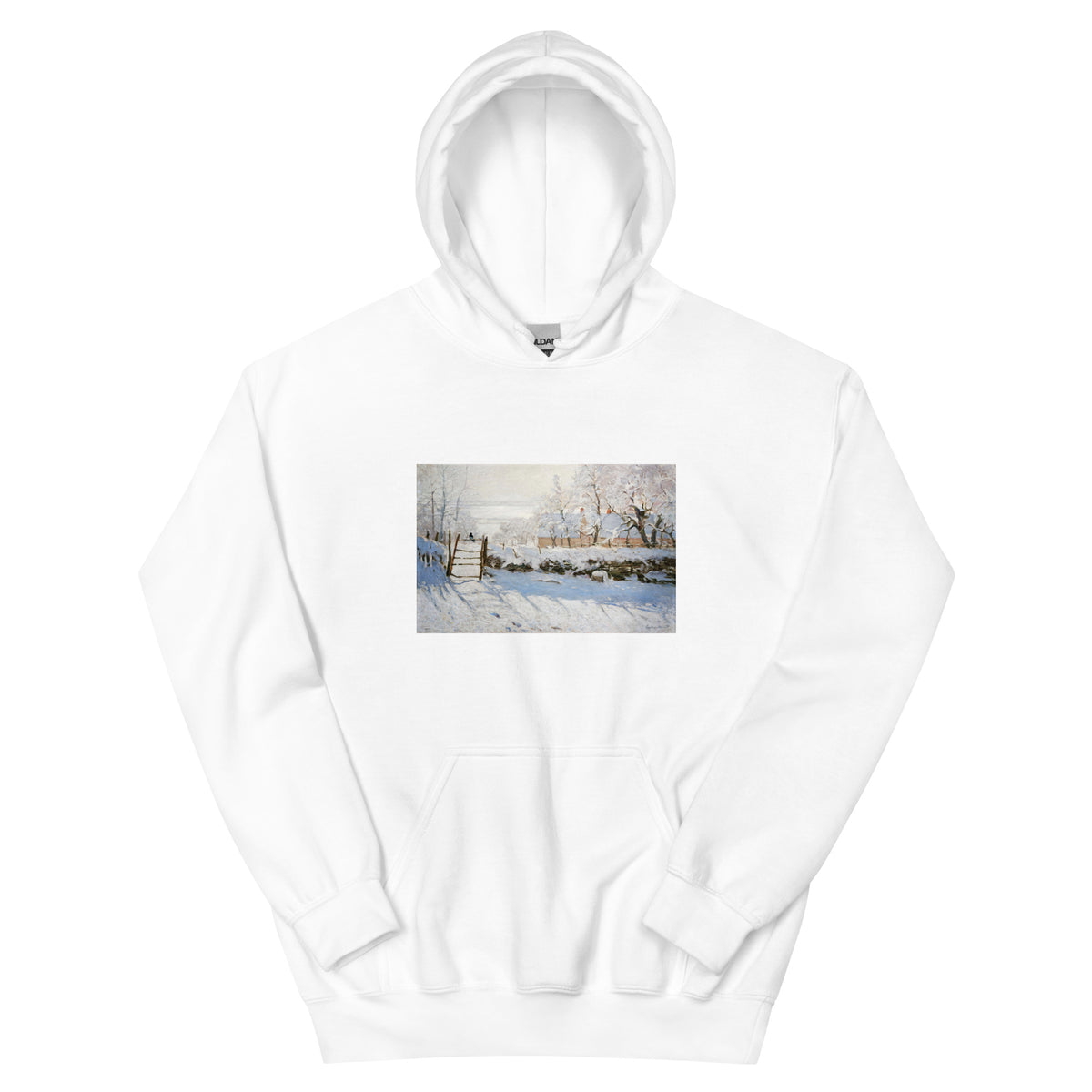 White Hoodie Claude Monet S The Magpie Famous Painting Essential
