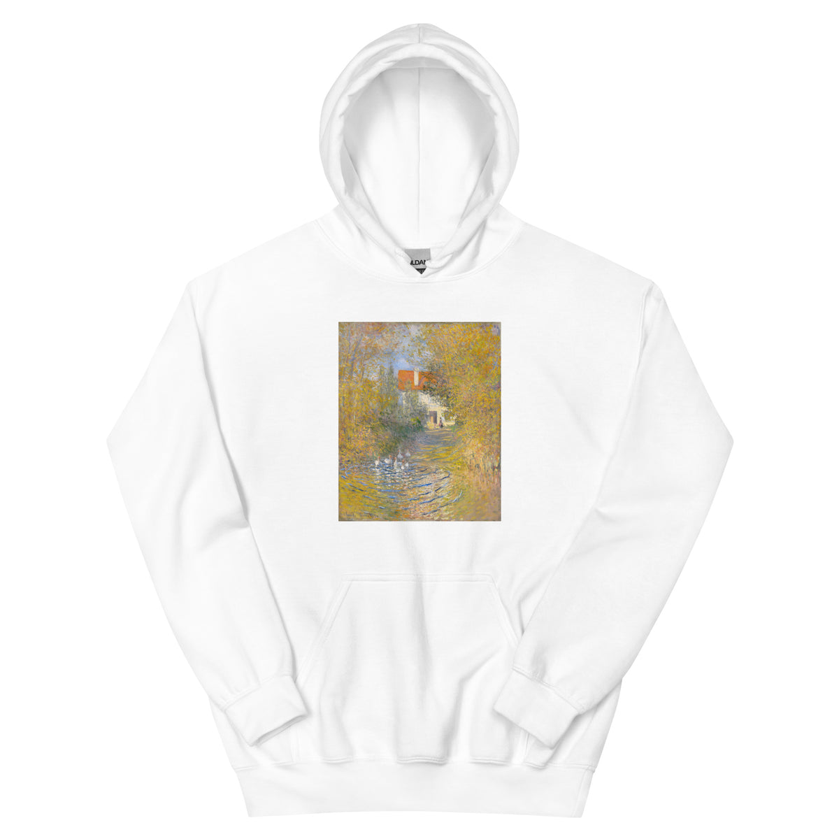 White Hoodie Claude Monet S The Geese Famous Painting Essential