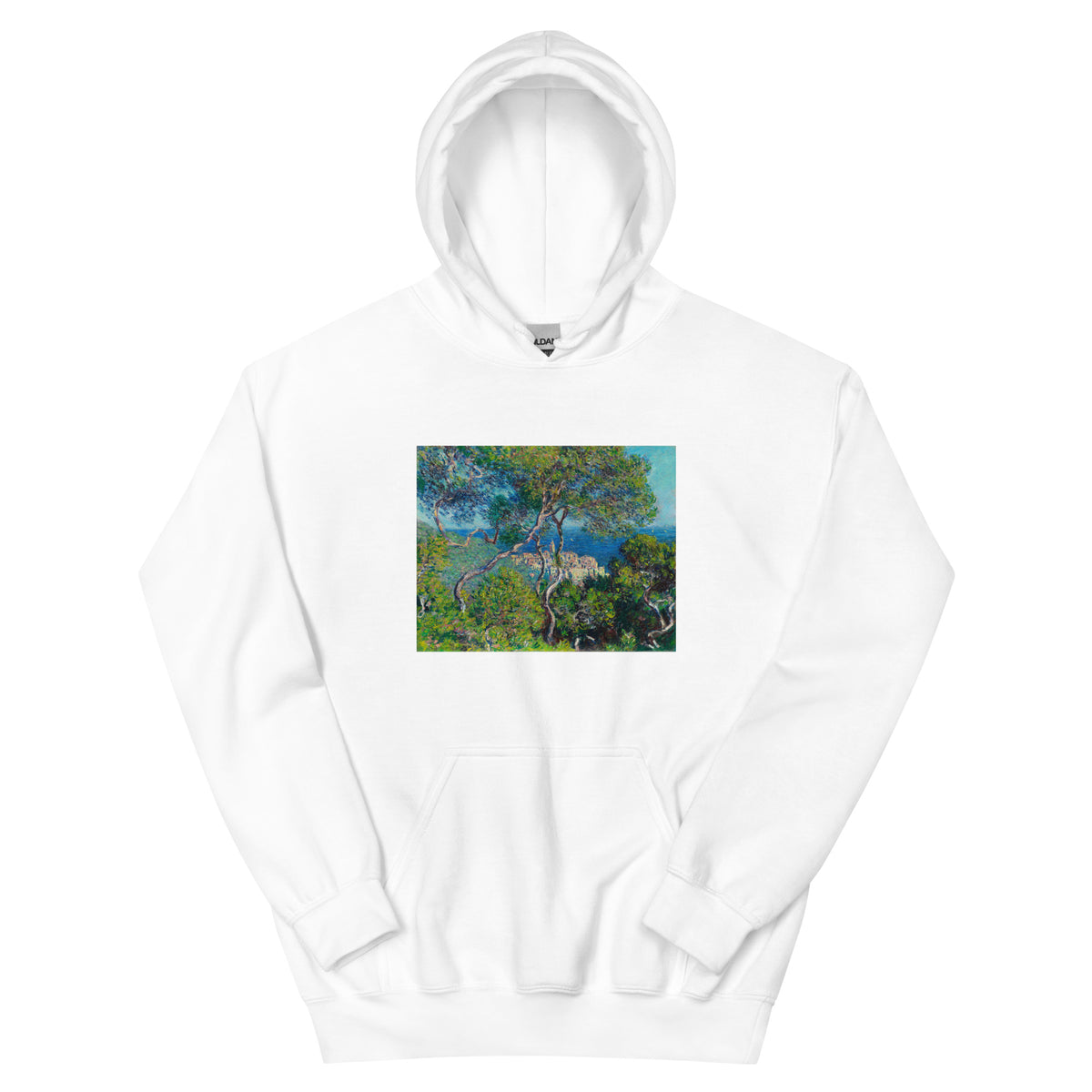 White Hoodie Bordighera Essential