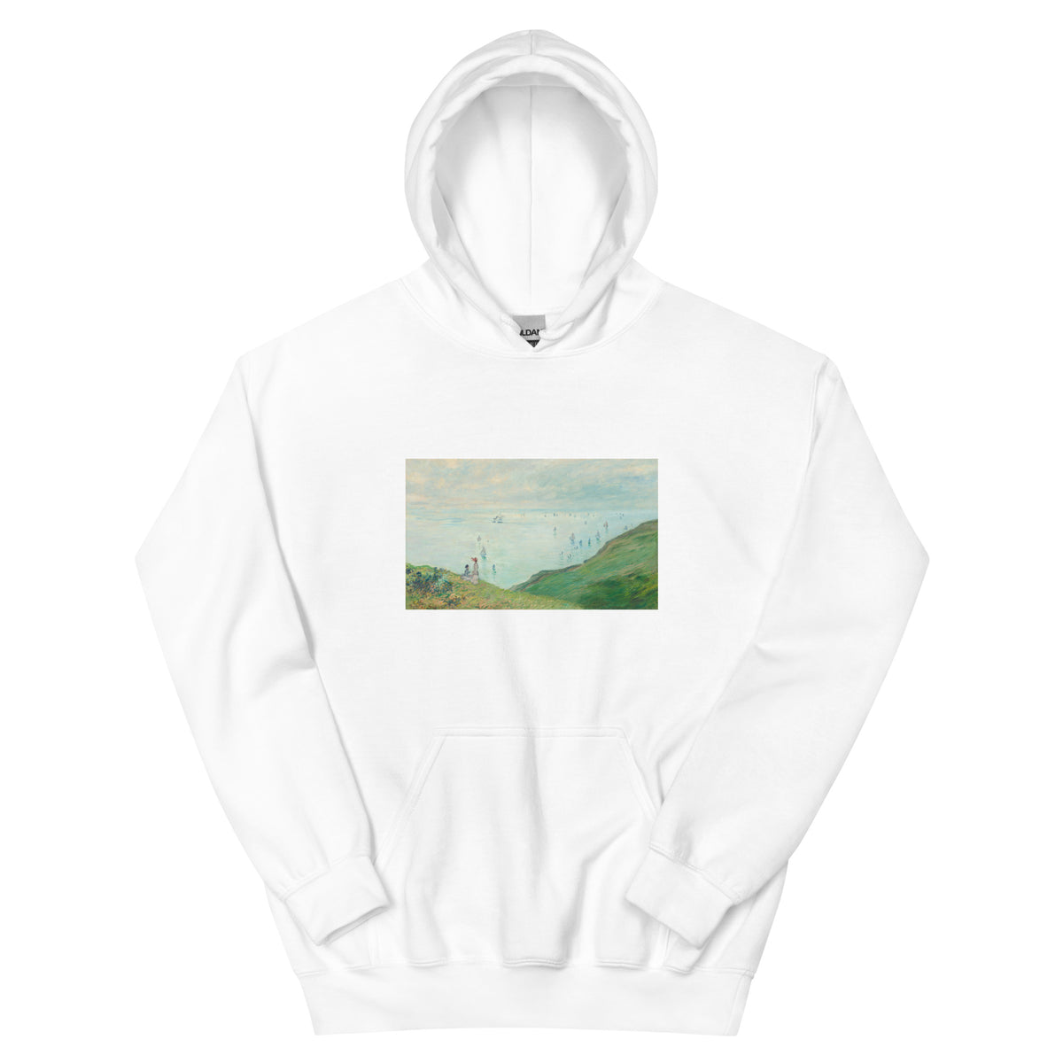 White Hoodie Cliffs At Pourville Essential