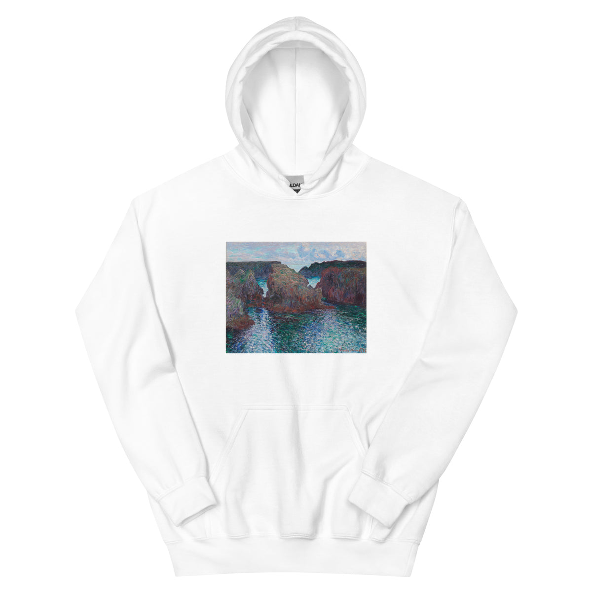 White Hoodie Rocks At Port-Goulphar Belle- Icirc Le Essential