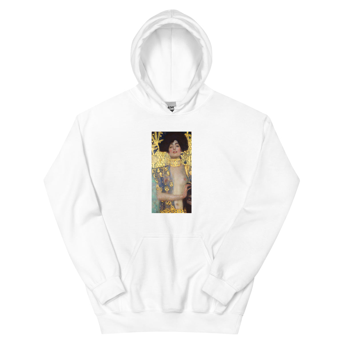 White Hoodie Gustav Klimt Judith And The Head Of Holofernes Famous Painting Essential