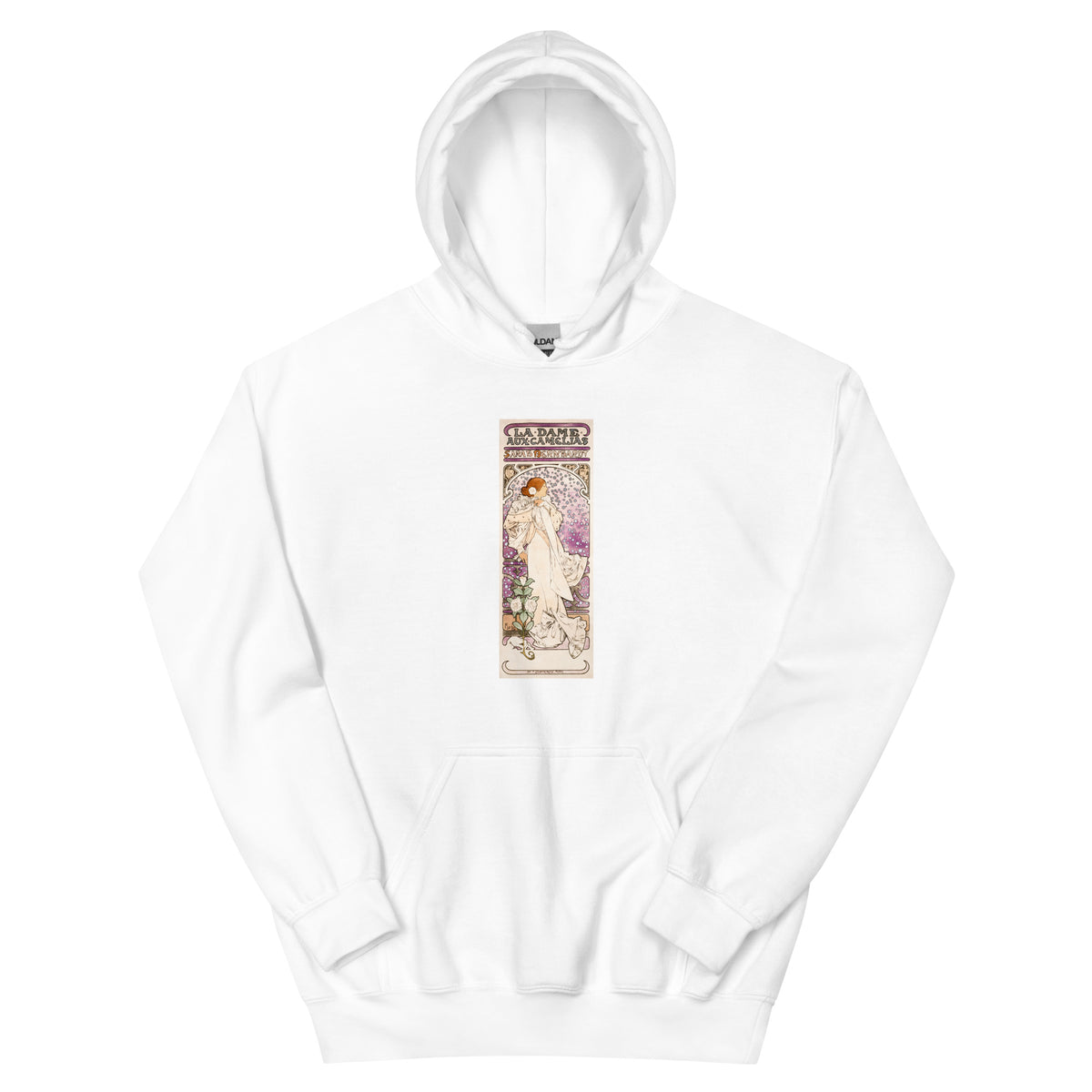 White Hoodie La Dame Aux Camelias Sarah Bernhardt Essential