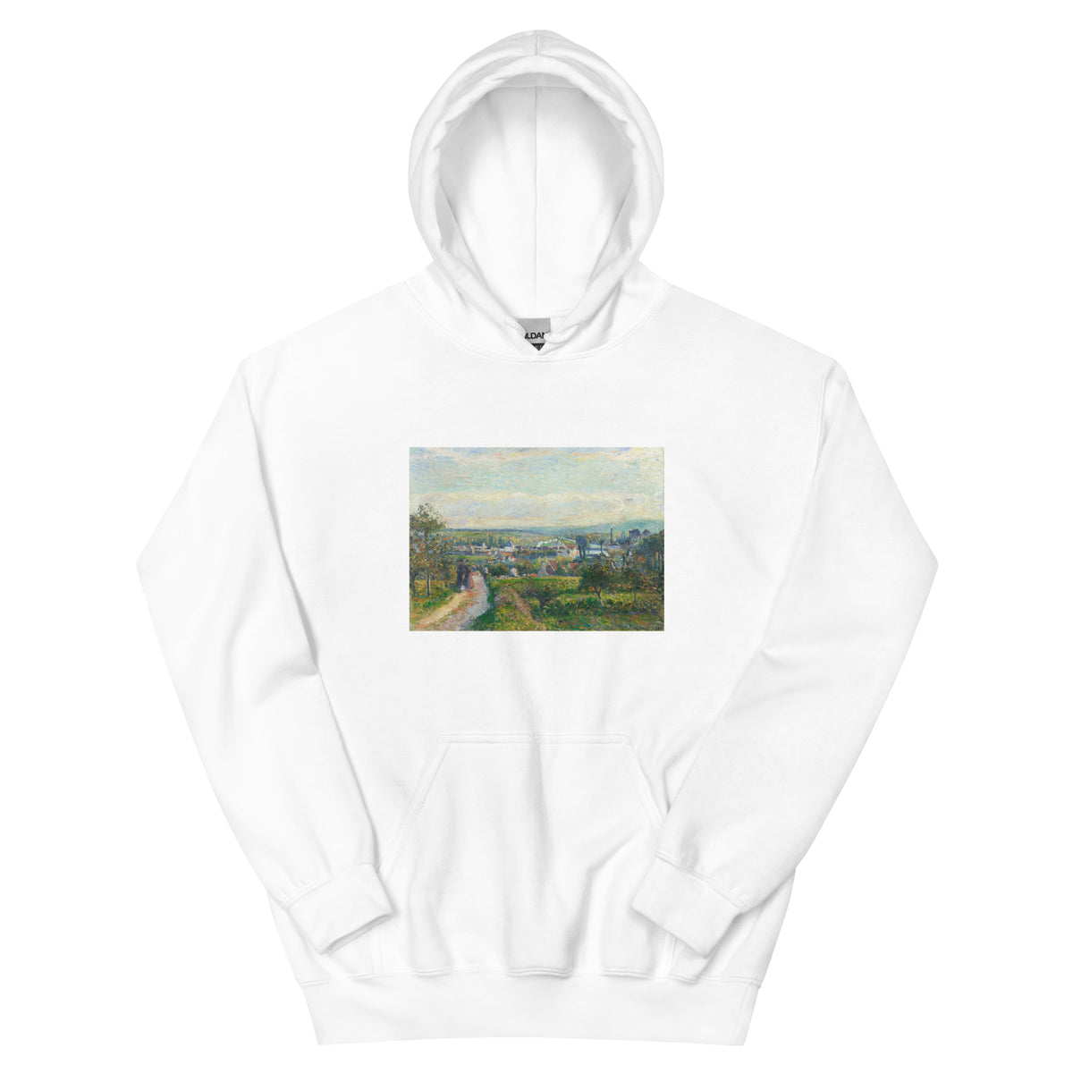 White Hoodie View Of Saint-Ouen-L Aumone Essential