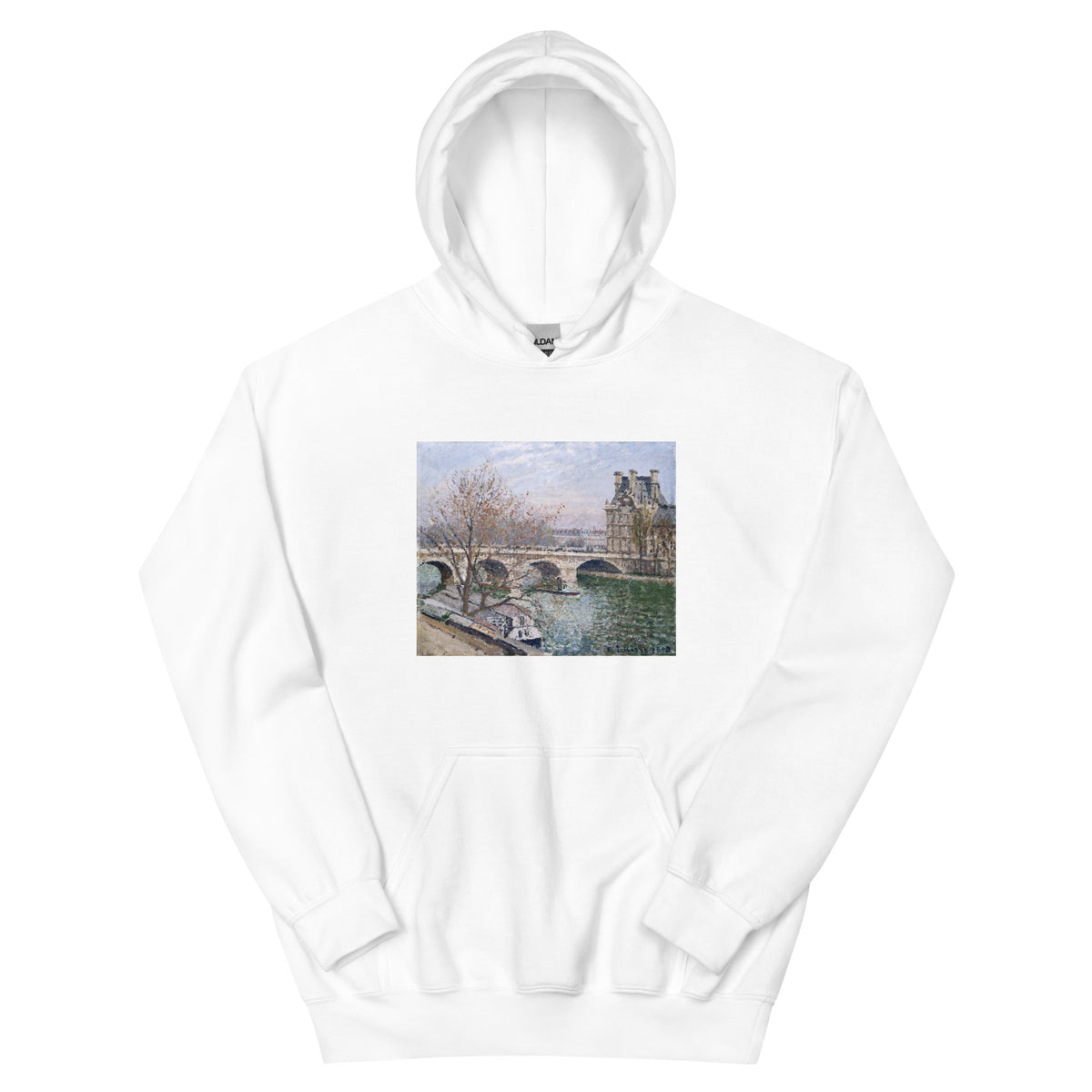 White Hoodie The Pont Royal And The Pavillon De Flore Essential